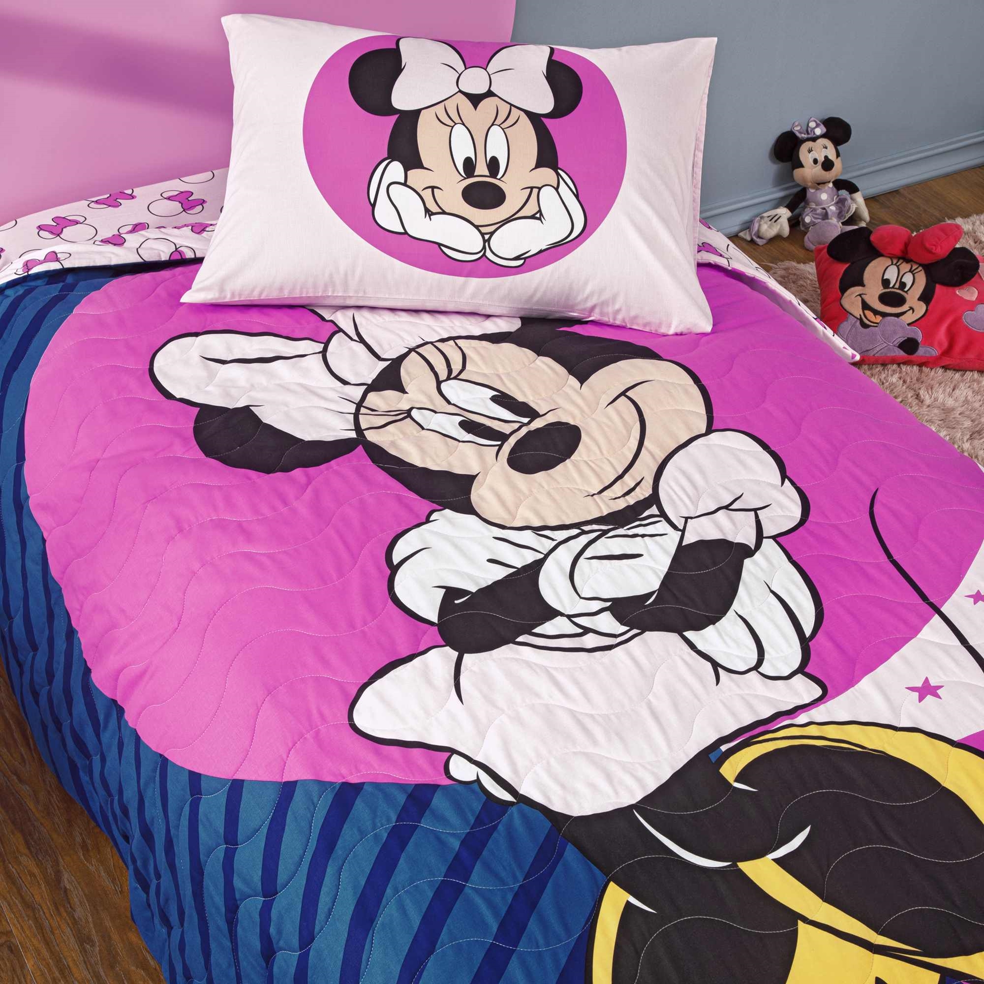 Ta Disney Minnie Mouse Smile Tek Ki Ilik Complete Set Linens Tr