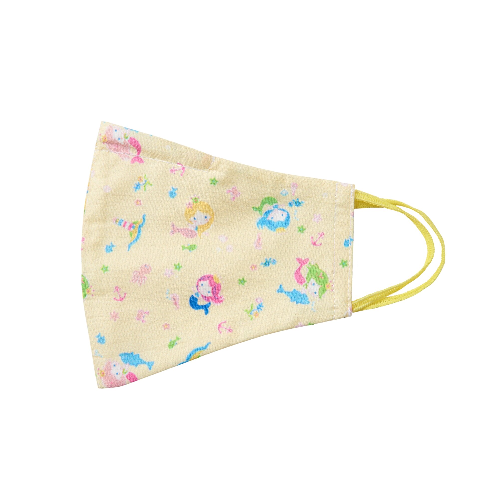 resm Taç Mermaid Medium Maske Sarı