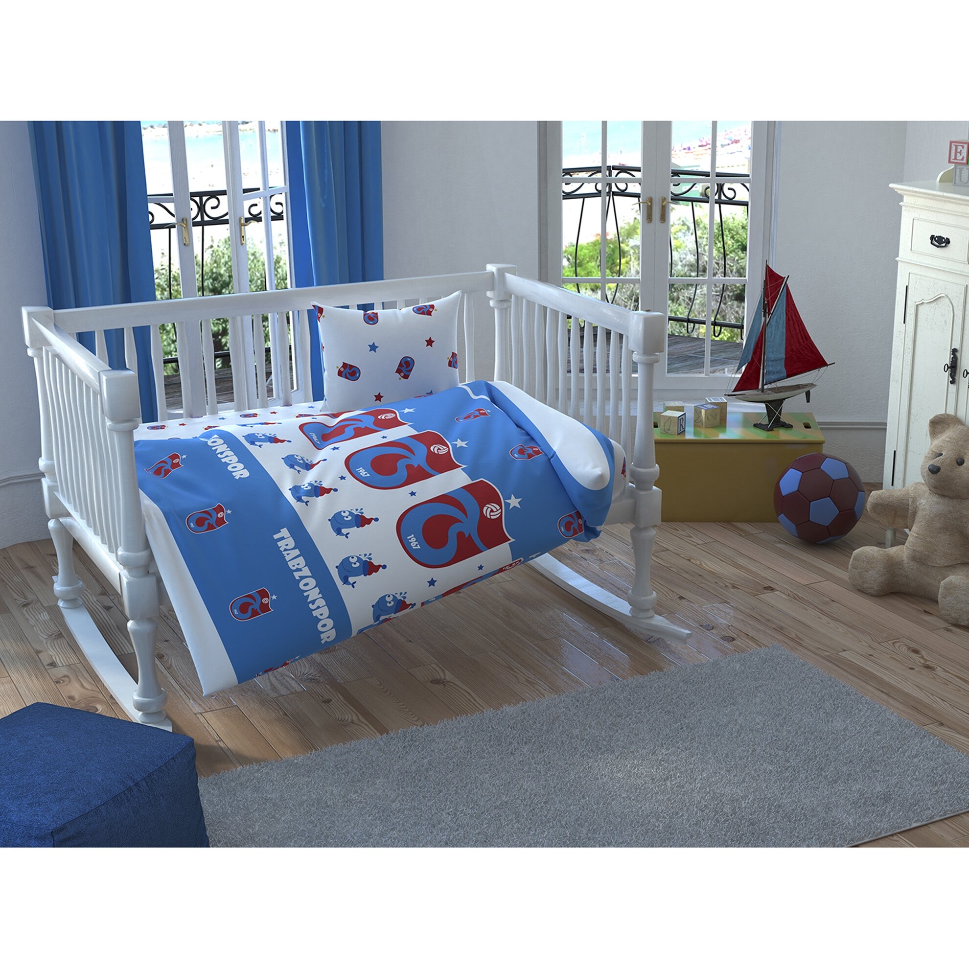 resm Trabzonspor Baby Lisanslı Nevresim Takımı