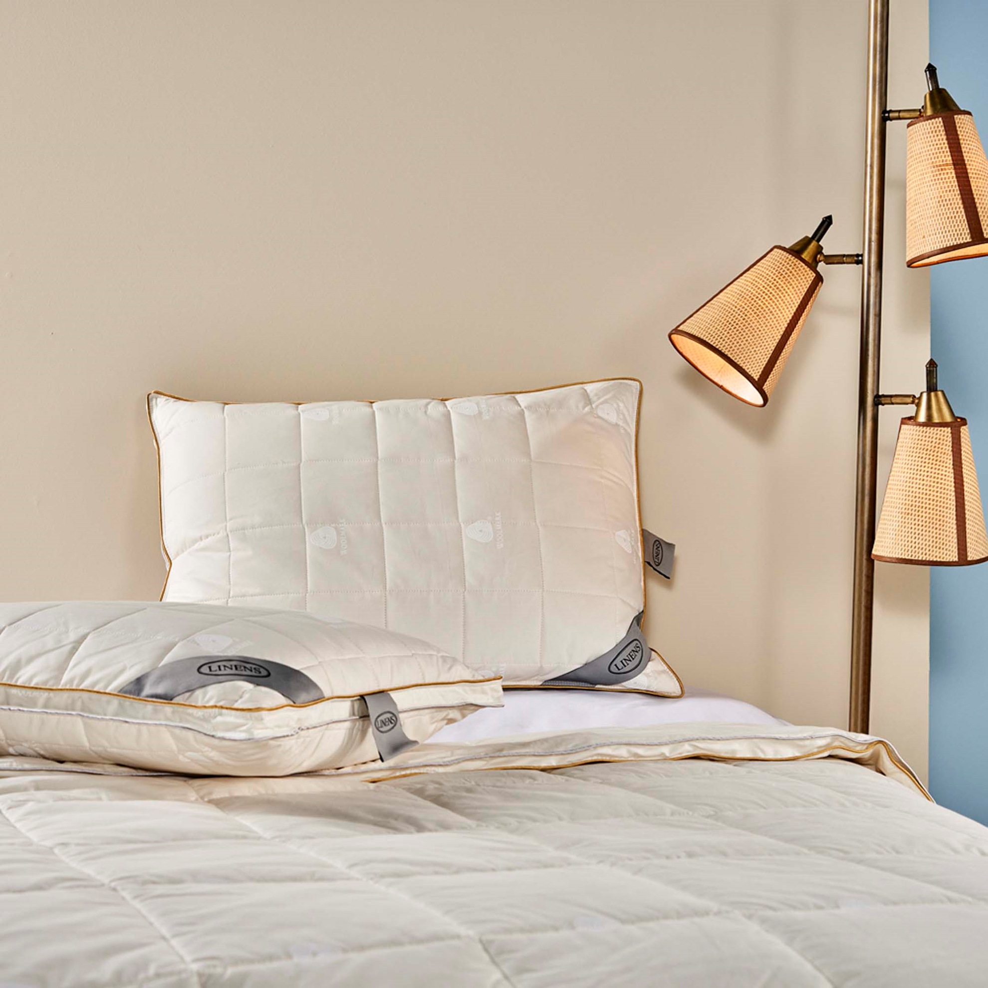 resm Linens Wooly Yün Standart Yastık