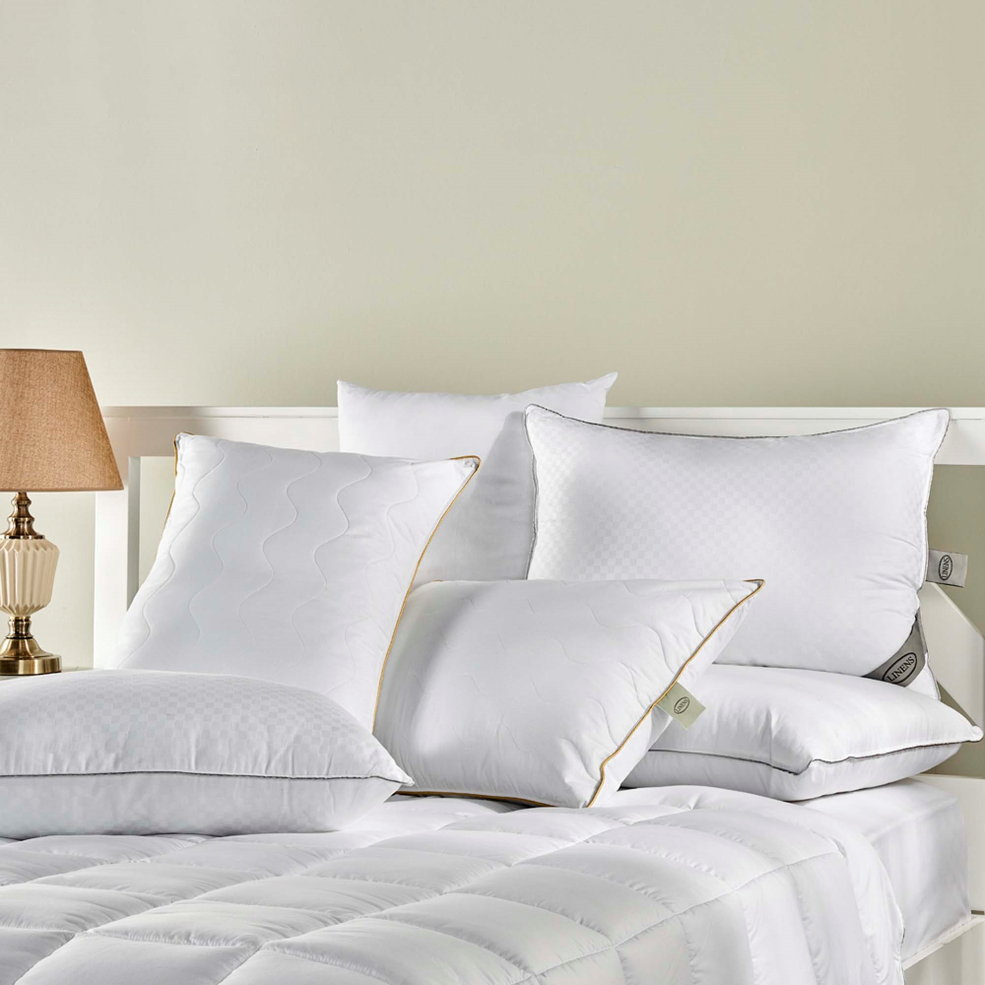 resm Linens Glory Boncuk Elyaf Standart Yastık