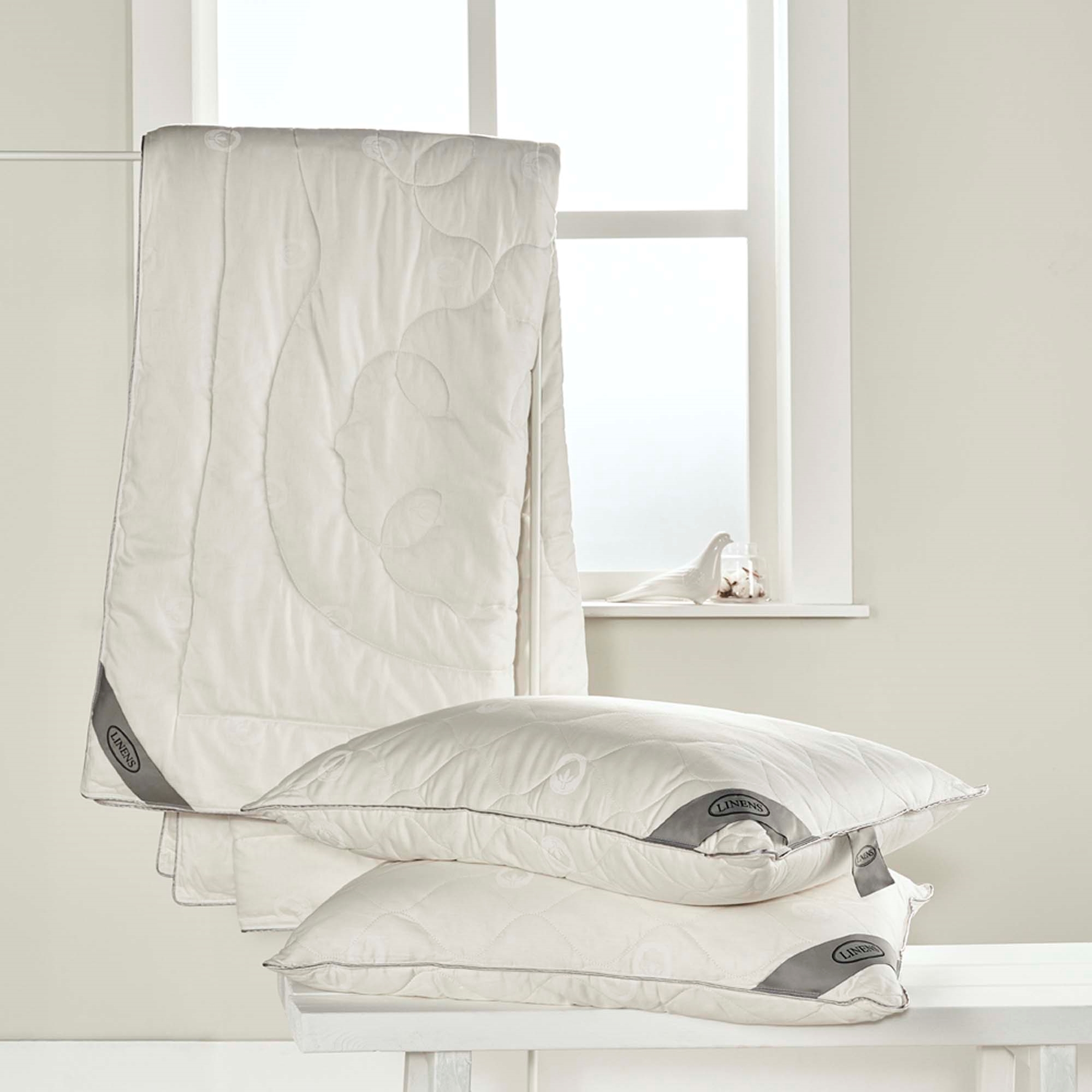 resm Linens Fluffy Pamuk Standart Yastık