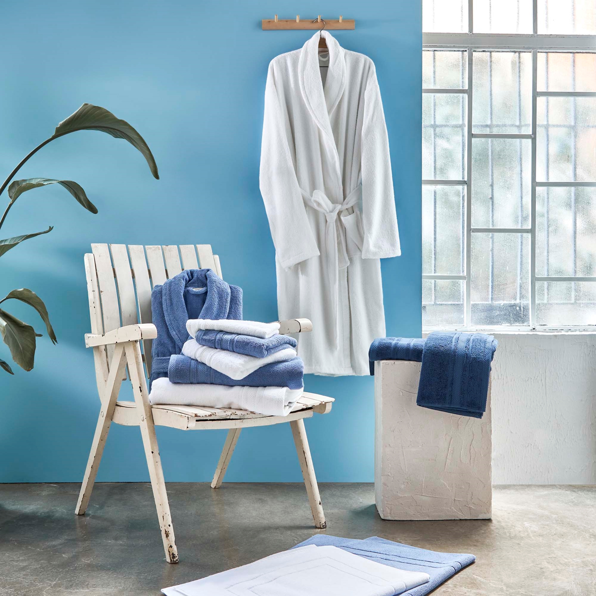 resm Linens Soft Pamuk Bornoz Beyaz xL