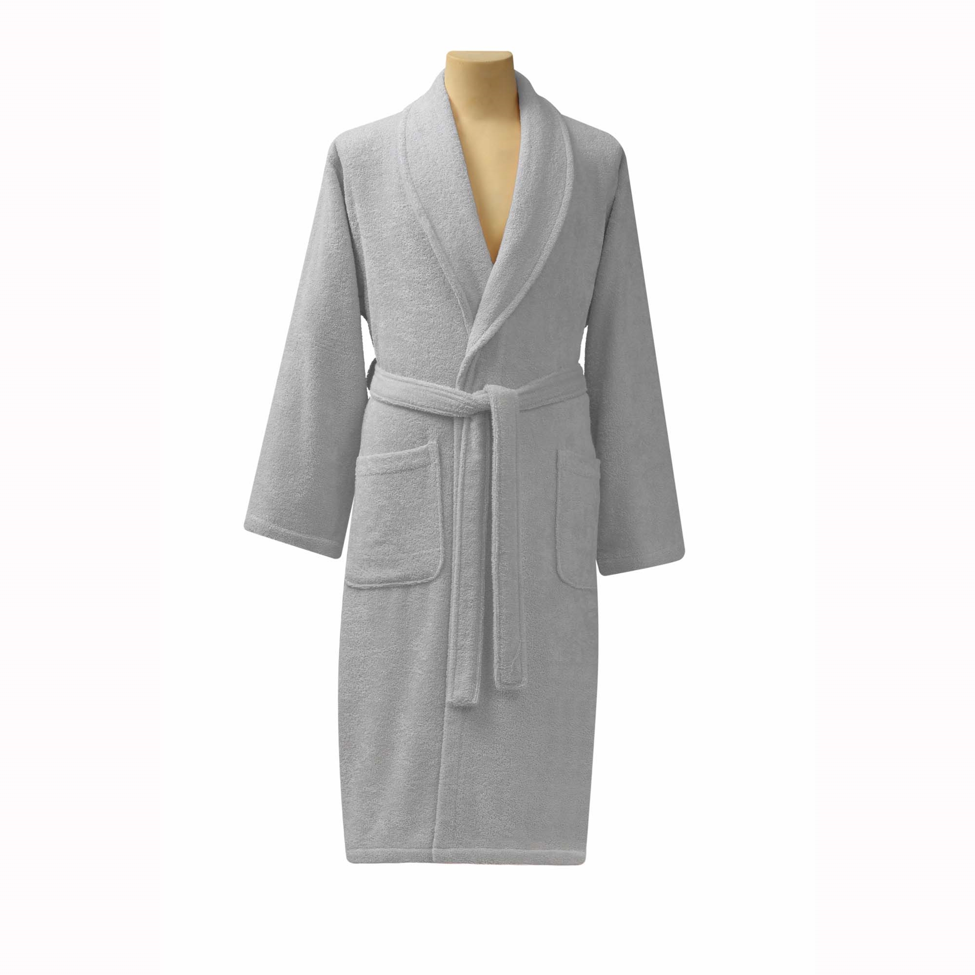 resm Linens Soft Pamuk Bornoz Gri xxL