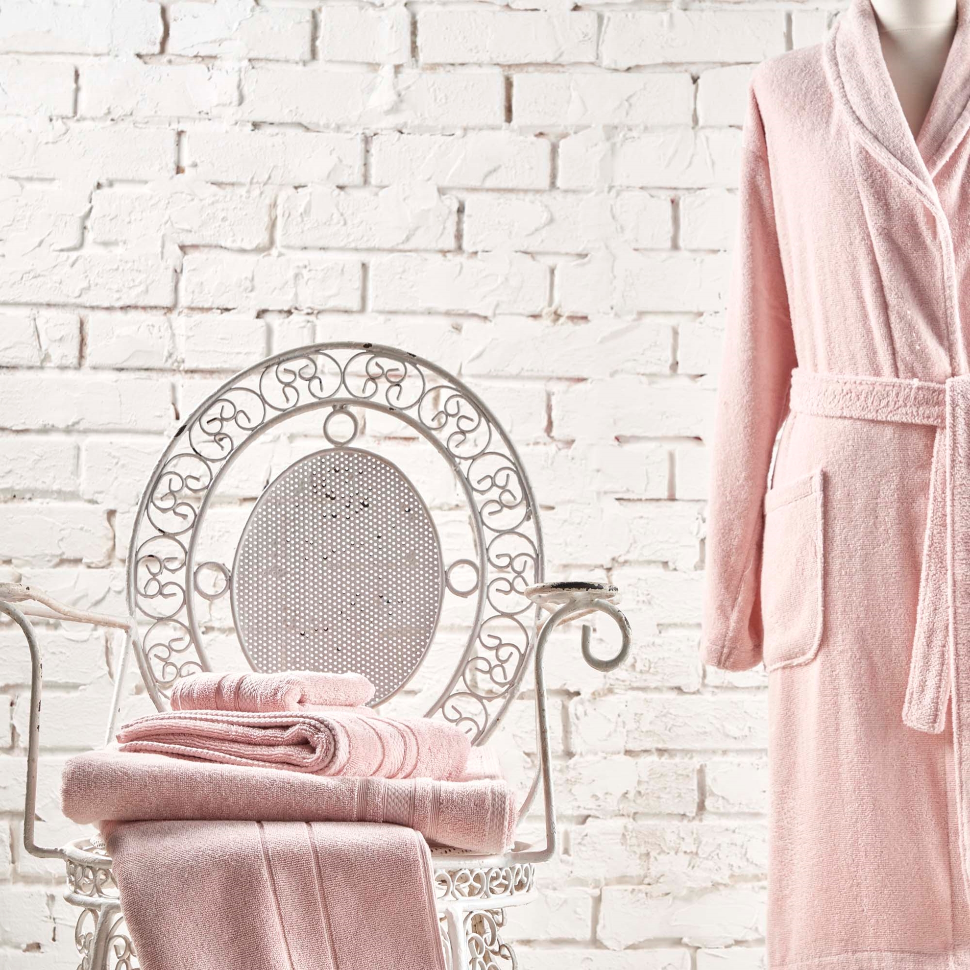 resm Linens Soft Pamuk 50x85 cm Yüz Havlusu Pudra