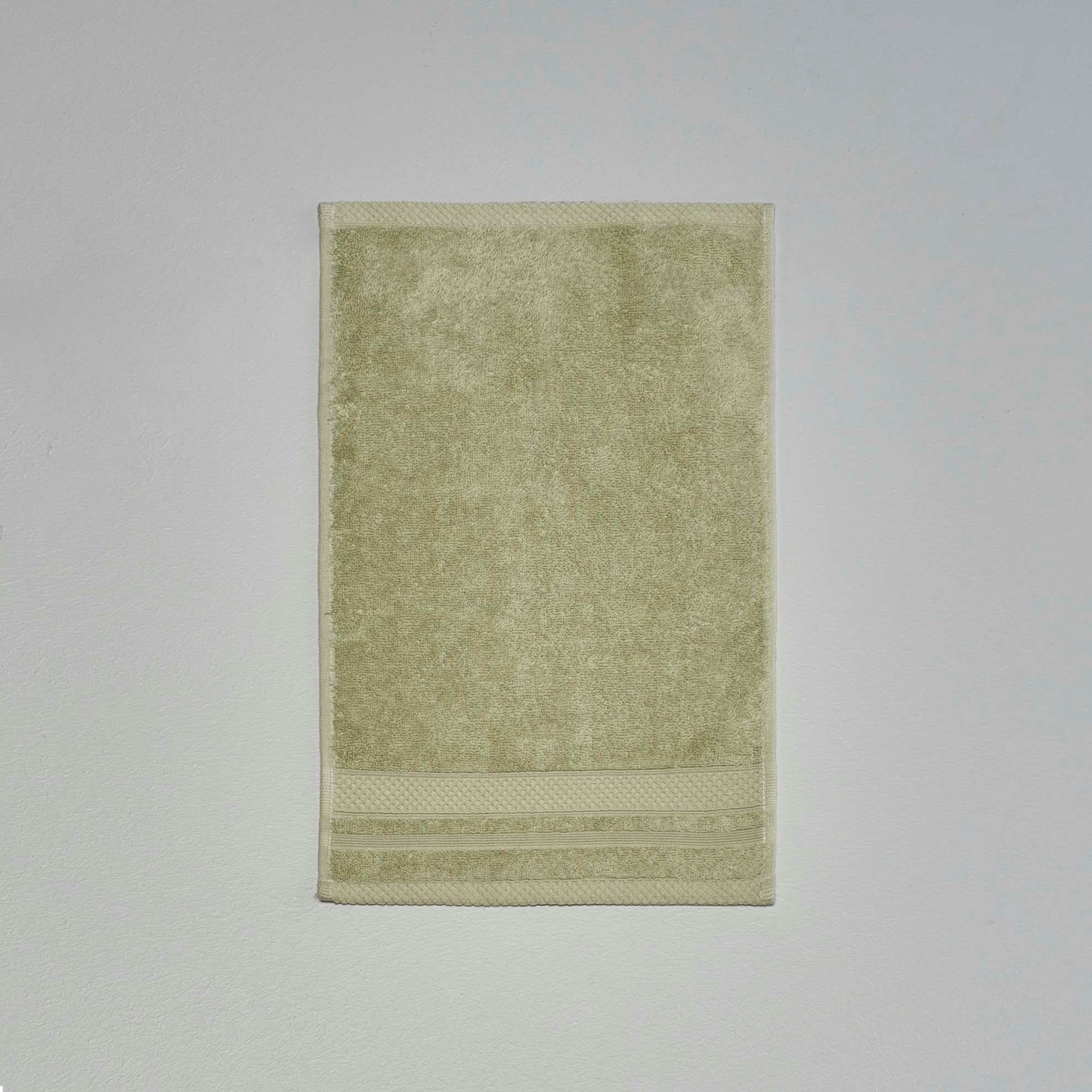 resm Linens Soft Pamuk 30x45 cm El Havlusu Yeşil