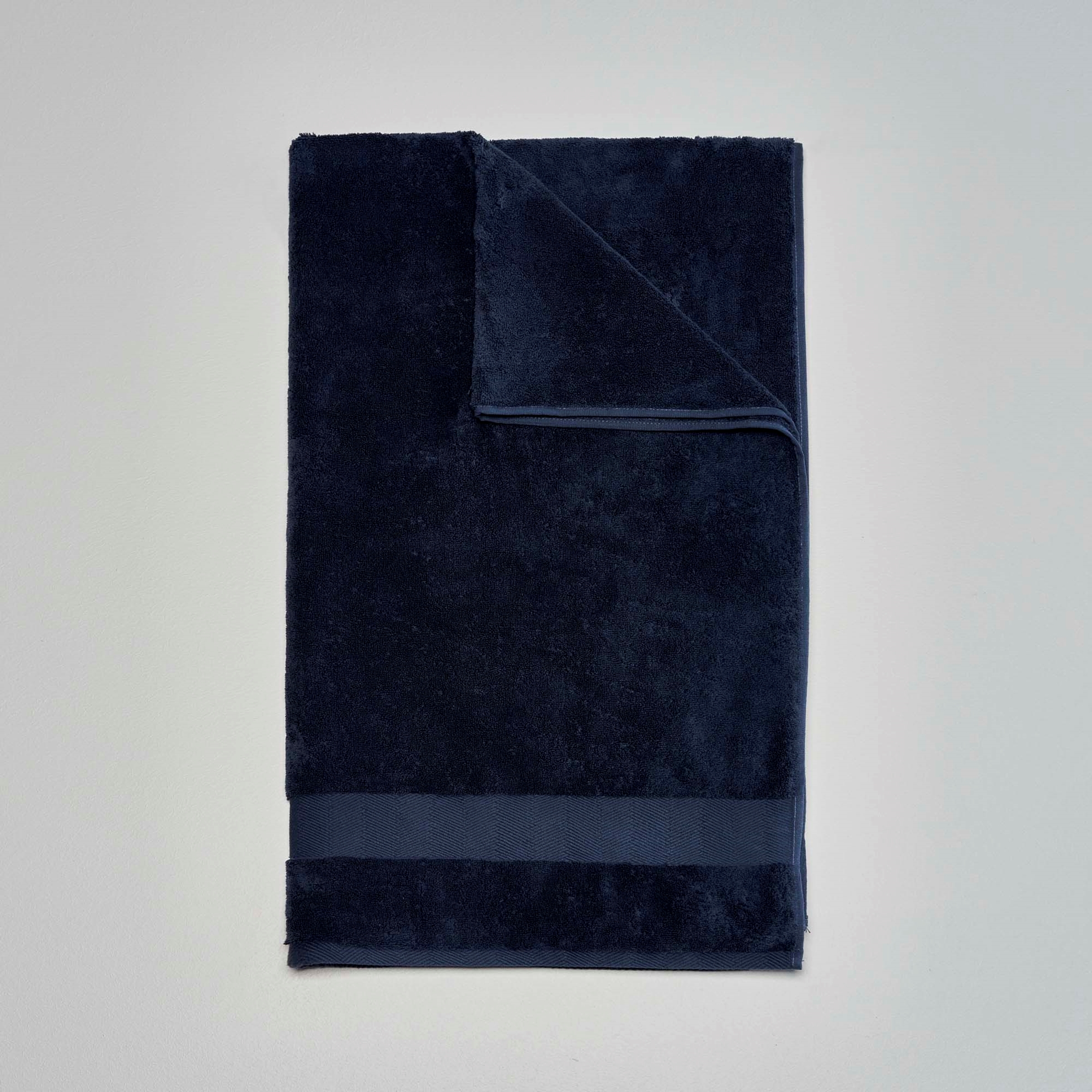 resm Linens Premium Pamuk 85x150 cm Banyo Havlusu Lacivert