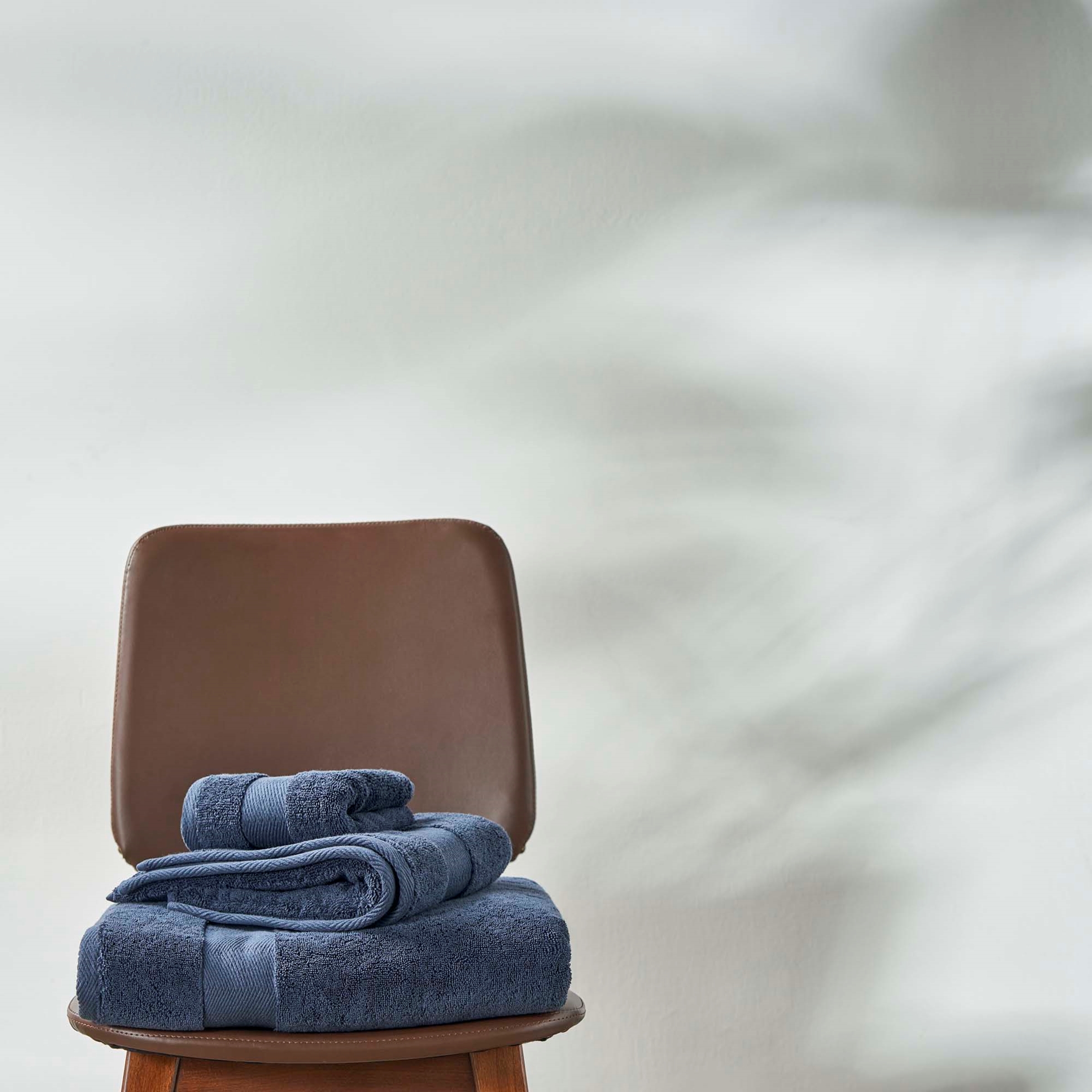 resm Linens Premium Pamuk 85x150 cm Banyo Havlusu Lacivert