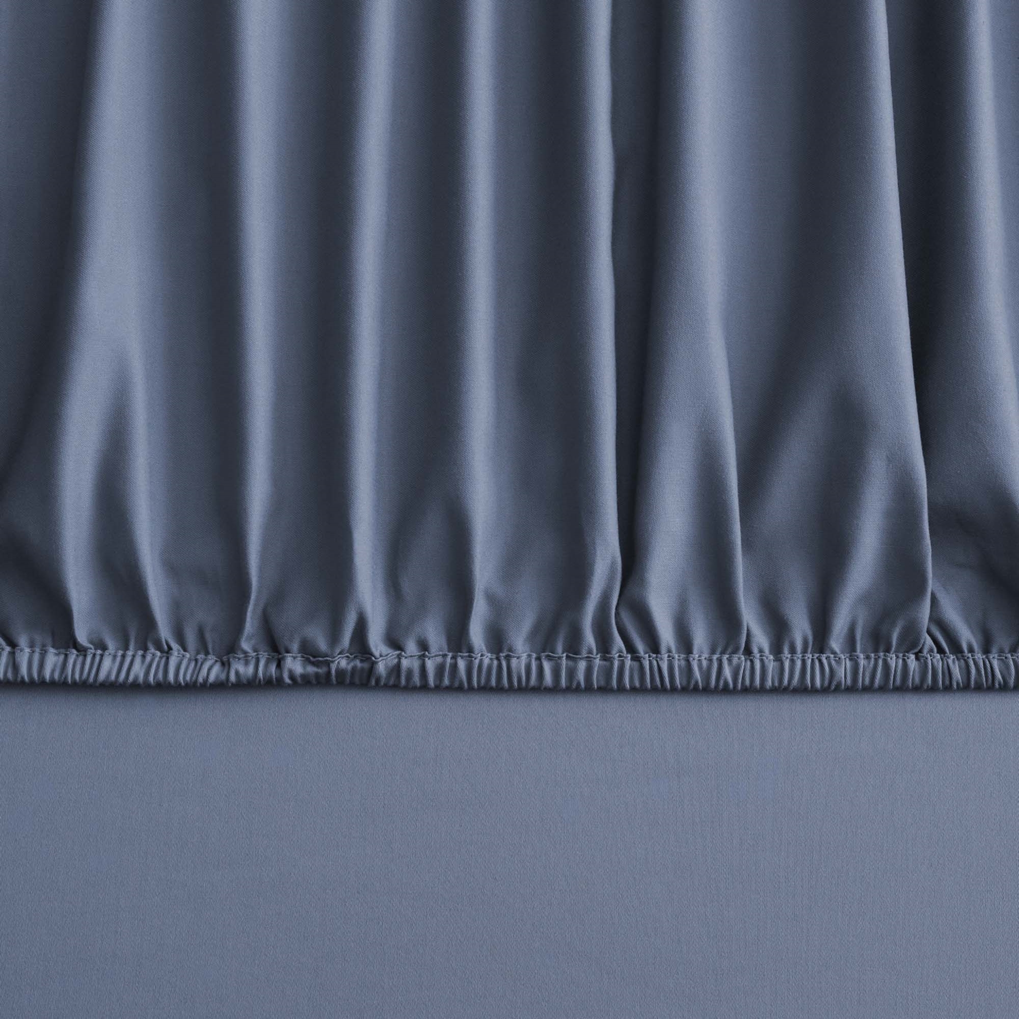 resm Linens Mix&Match Pamuk Saten Queen Size Lastikli Çarşaf indigo