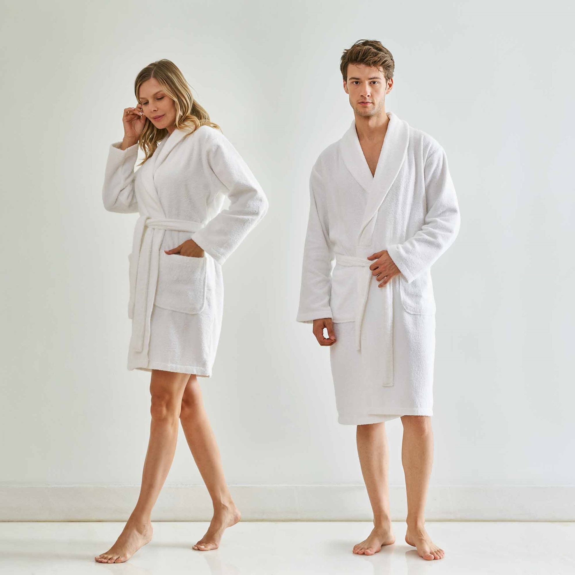 resm Linens Soft Pamuk Bornoz Beyaz xL