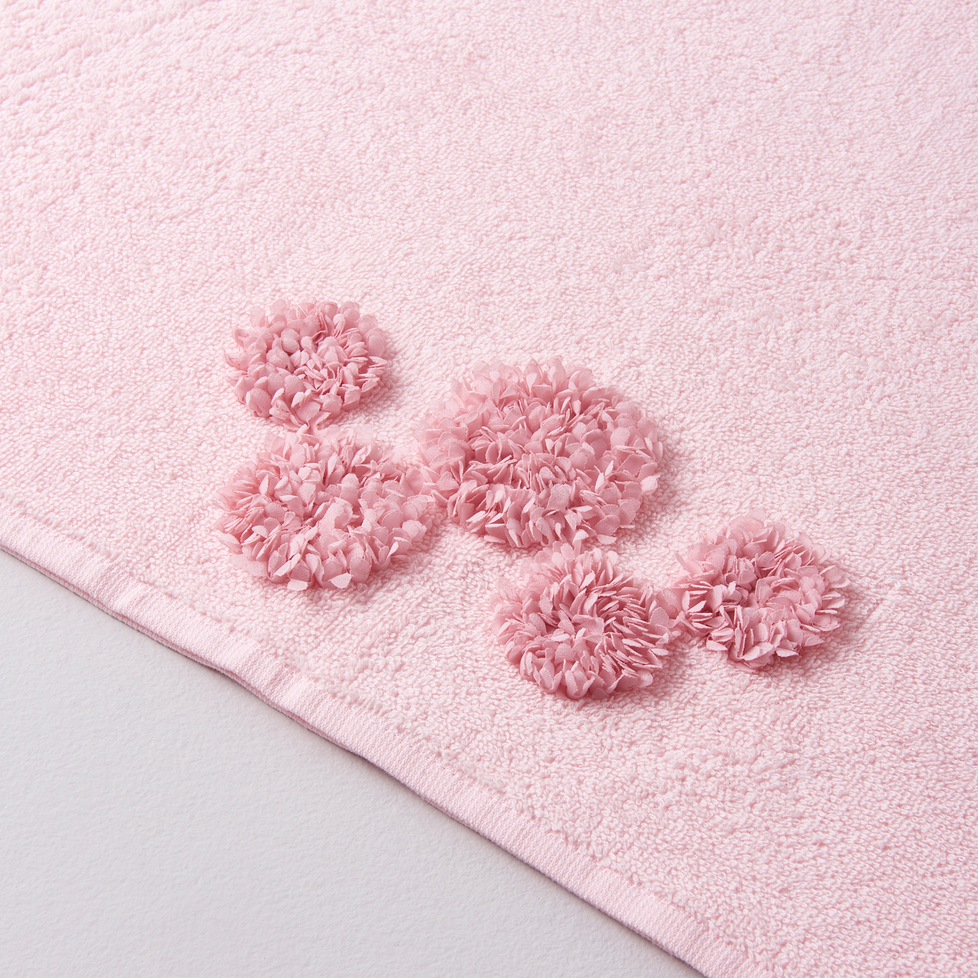 resm Linens Glace Pamuk 50x80 cm Yüz Havlusu Pudra