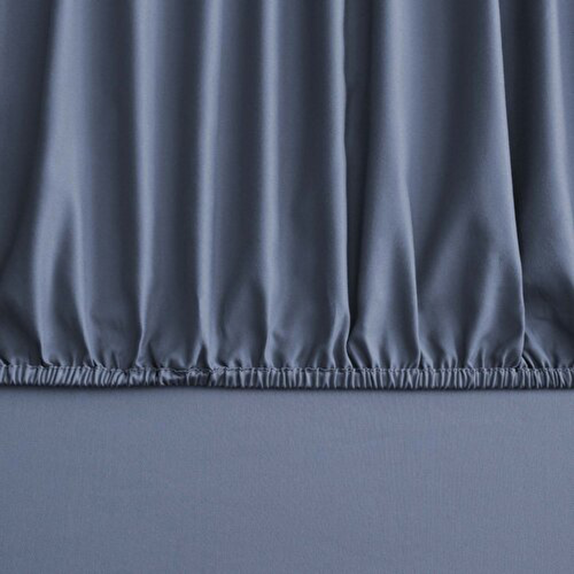 resm Linens Mix&Match Pamuk Saten Tek Kişilik Lastikli Çarşaf indigo