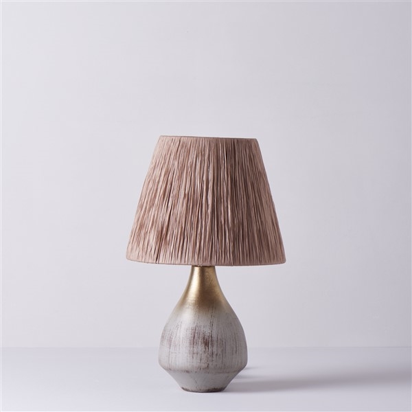 resm Linens Levina Seramik 25x25x42 cm Abajur