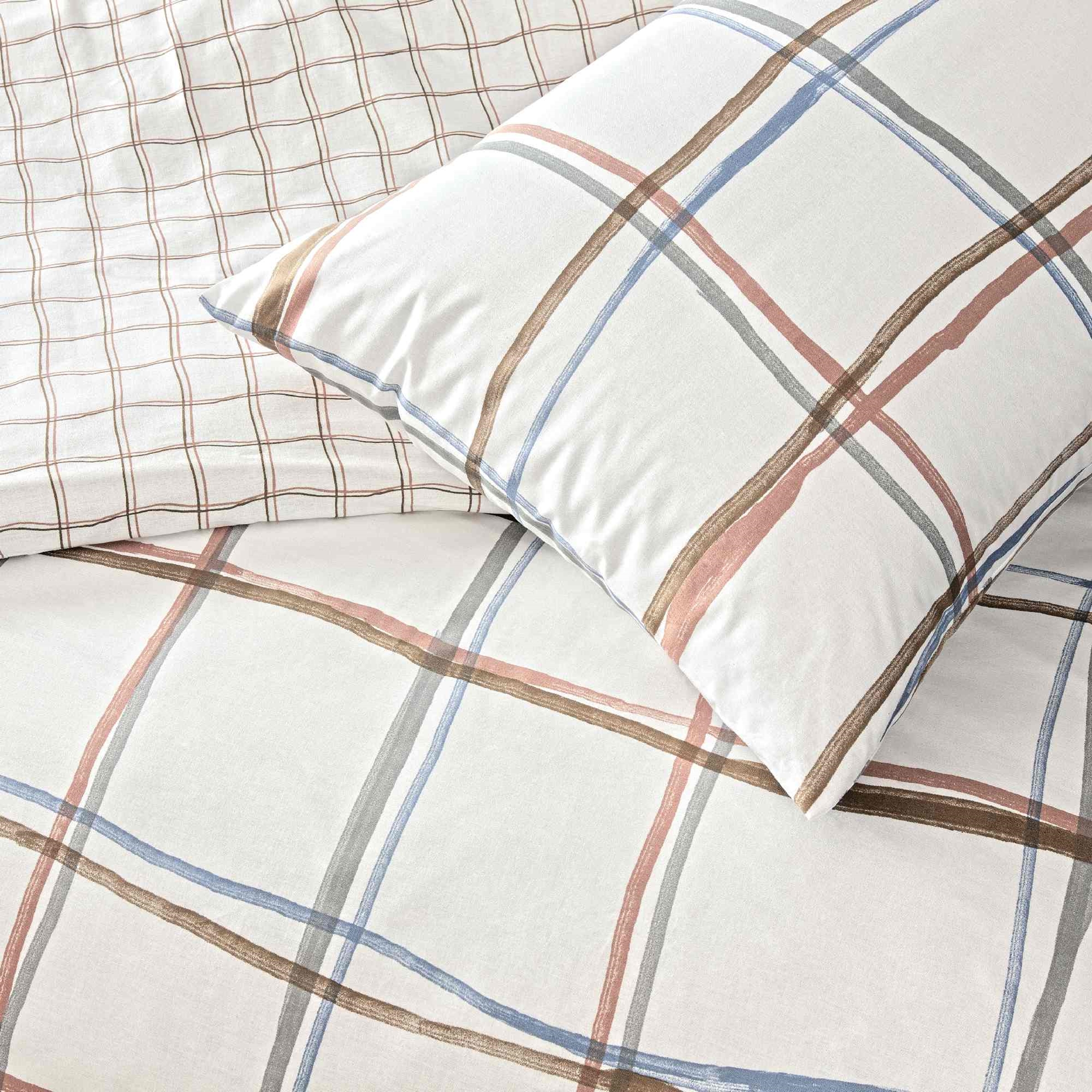 resm Taç Rokkie Ranforce Çift Kişilikı Nevresim Takımı Beyaz