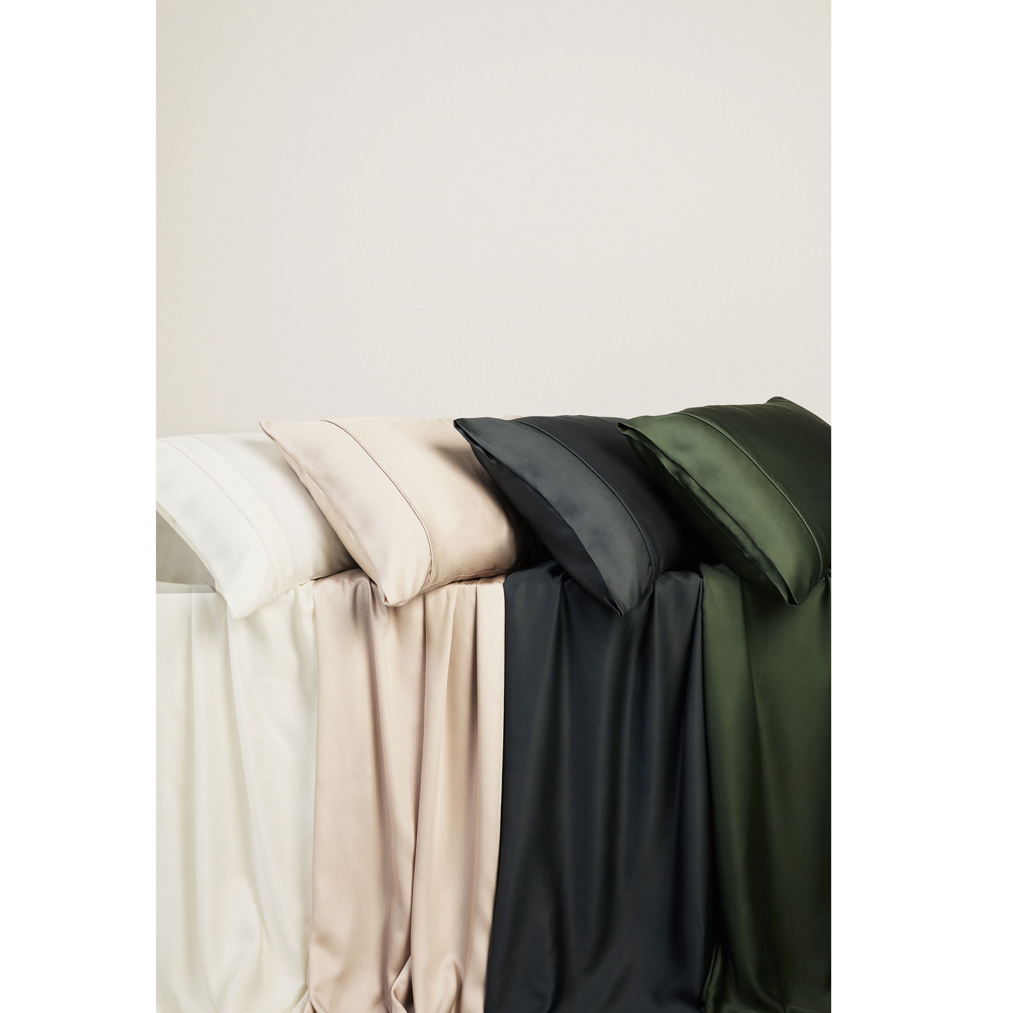 resm Linens X TENCEL™ Lyocell 2'li Standart Yastık Kılıfı Yeşil