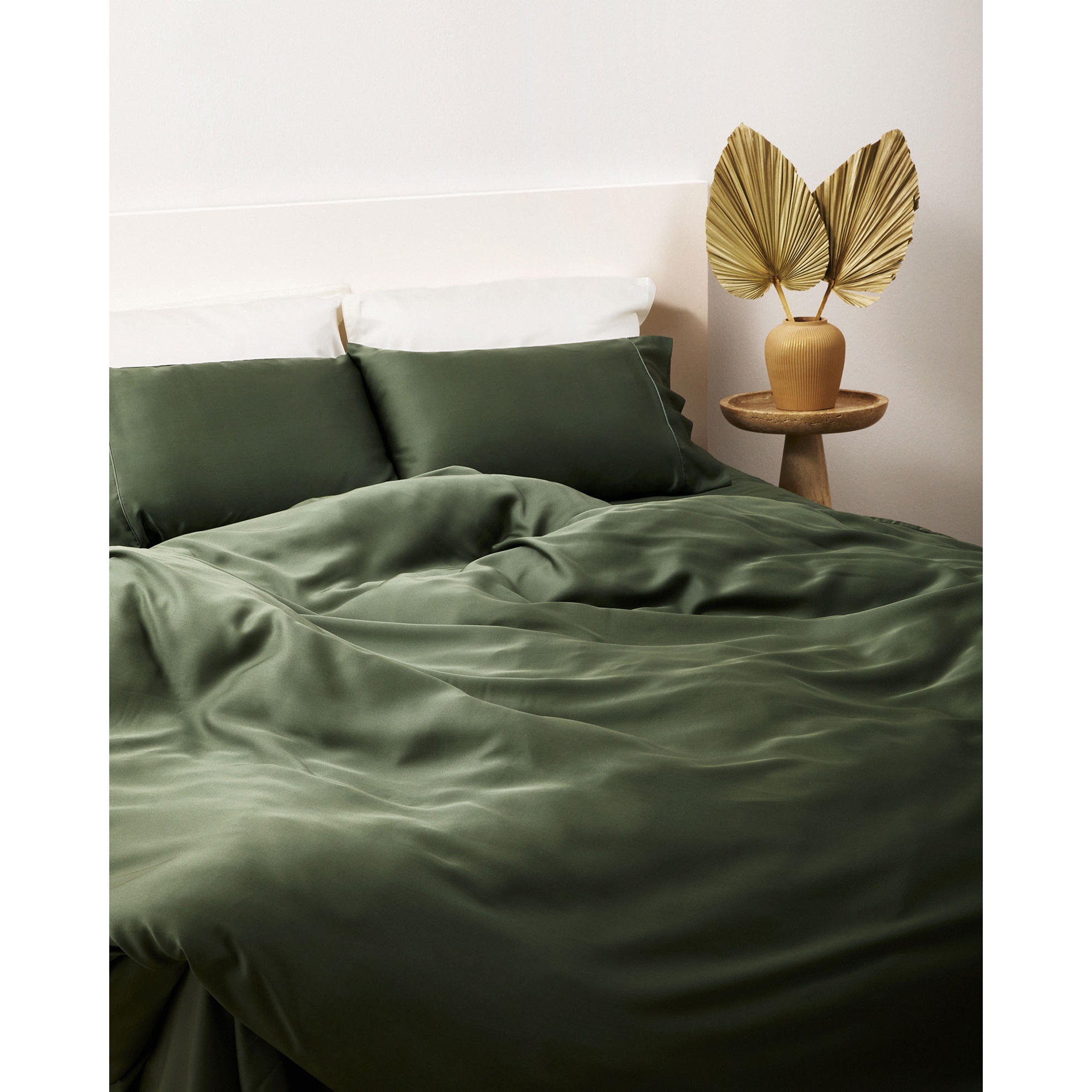 resm Linens X TENCEL™ Lyocell 2'li Standart Yastık Kılıfı Yeşil