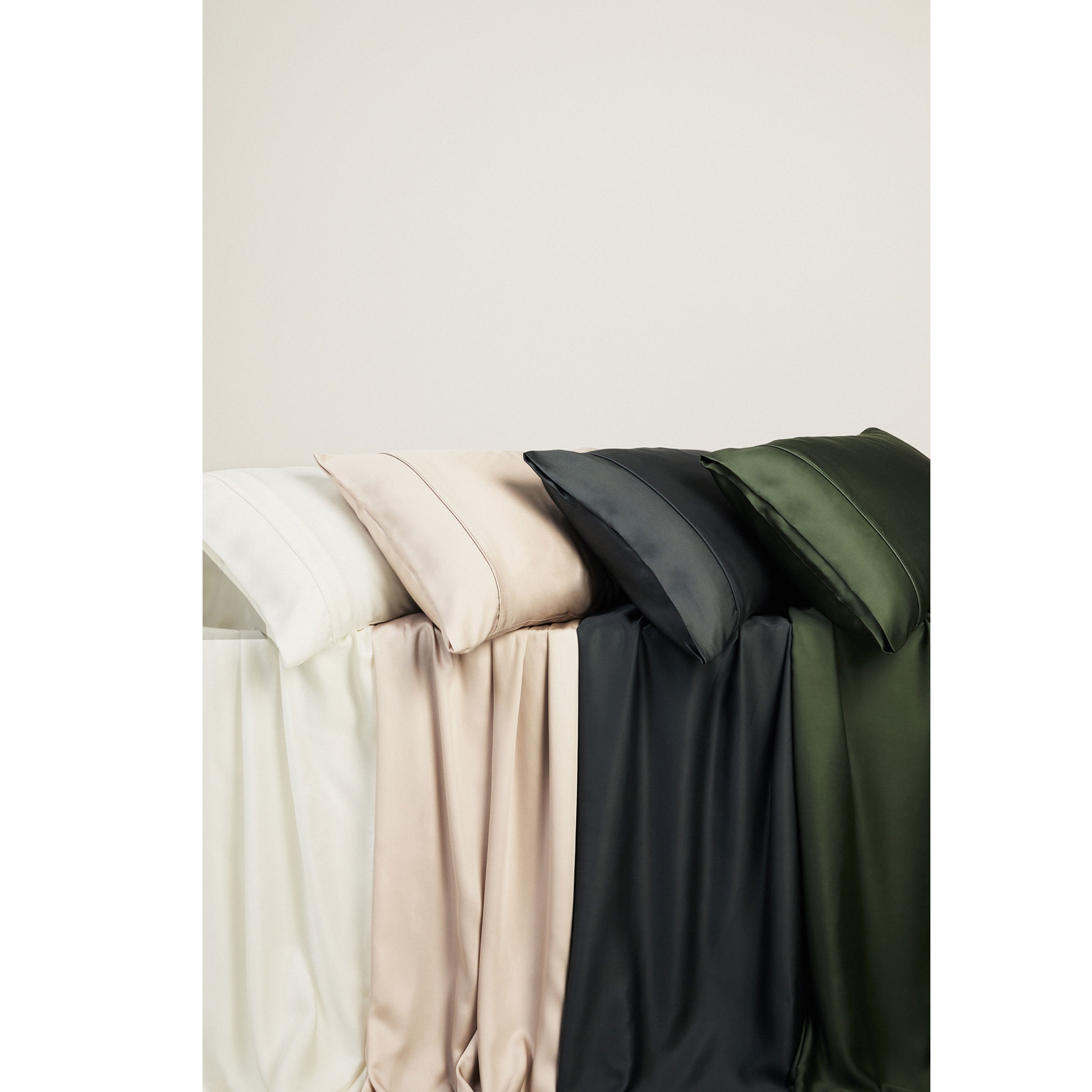 resm Linens X TENCEL™ Lyocell 2'li Standart Yastık Kılıfı Antrasit