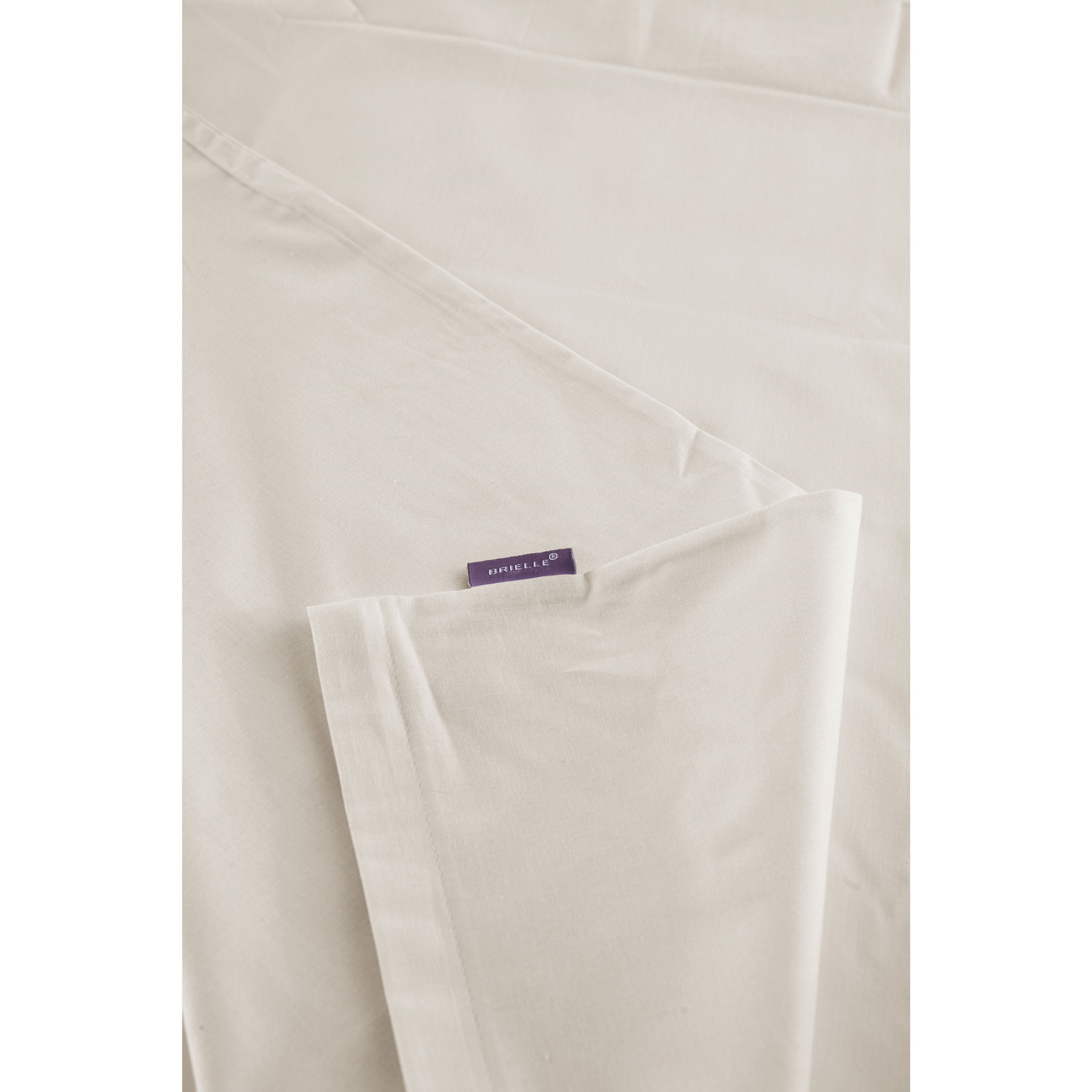 resm Brielle Tek Kişilik Ranforce Nevresim Seti Ekru