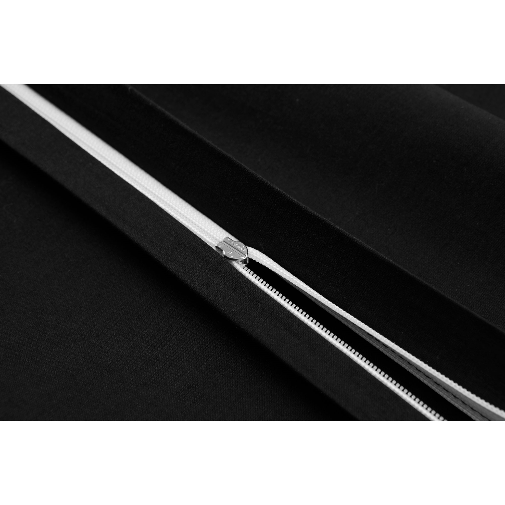 resm Brielle Tek Kişilik Ranforce Nevresim Seti Siyah