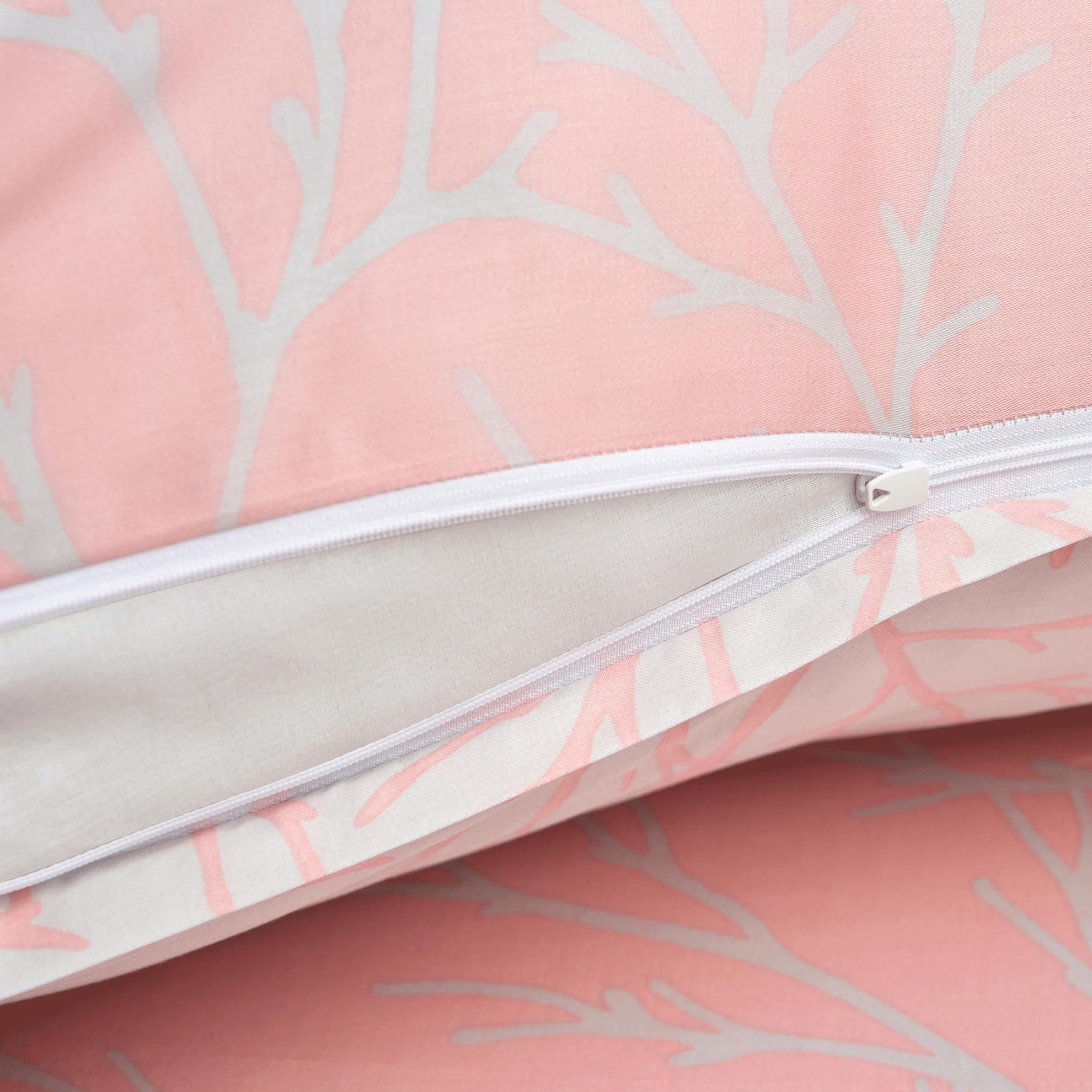 resm Brielle Çift Kişilik Saten Nevresim Seti Pembe