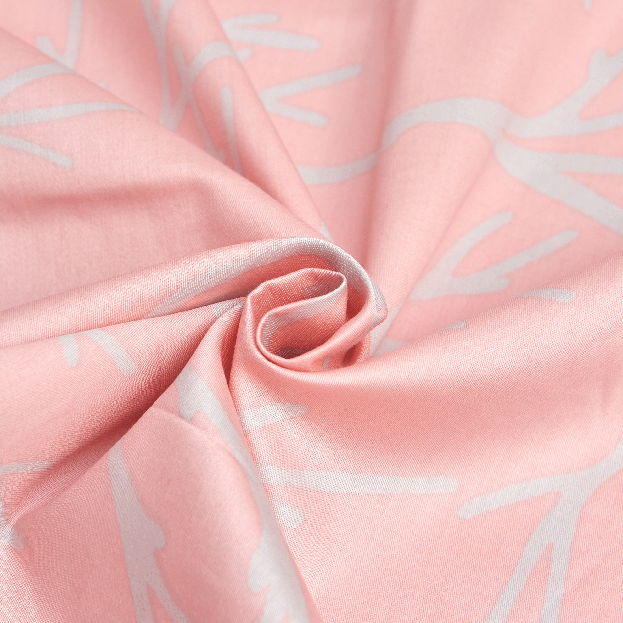 resm Brielle Queen Size Saten Nevresim Seti Pembe