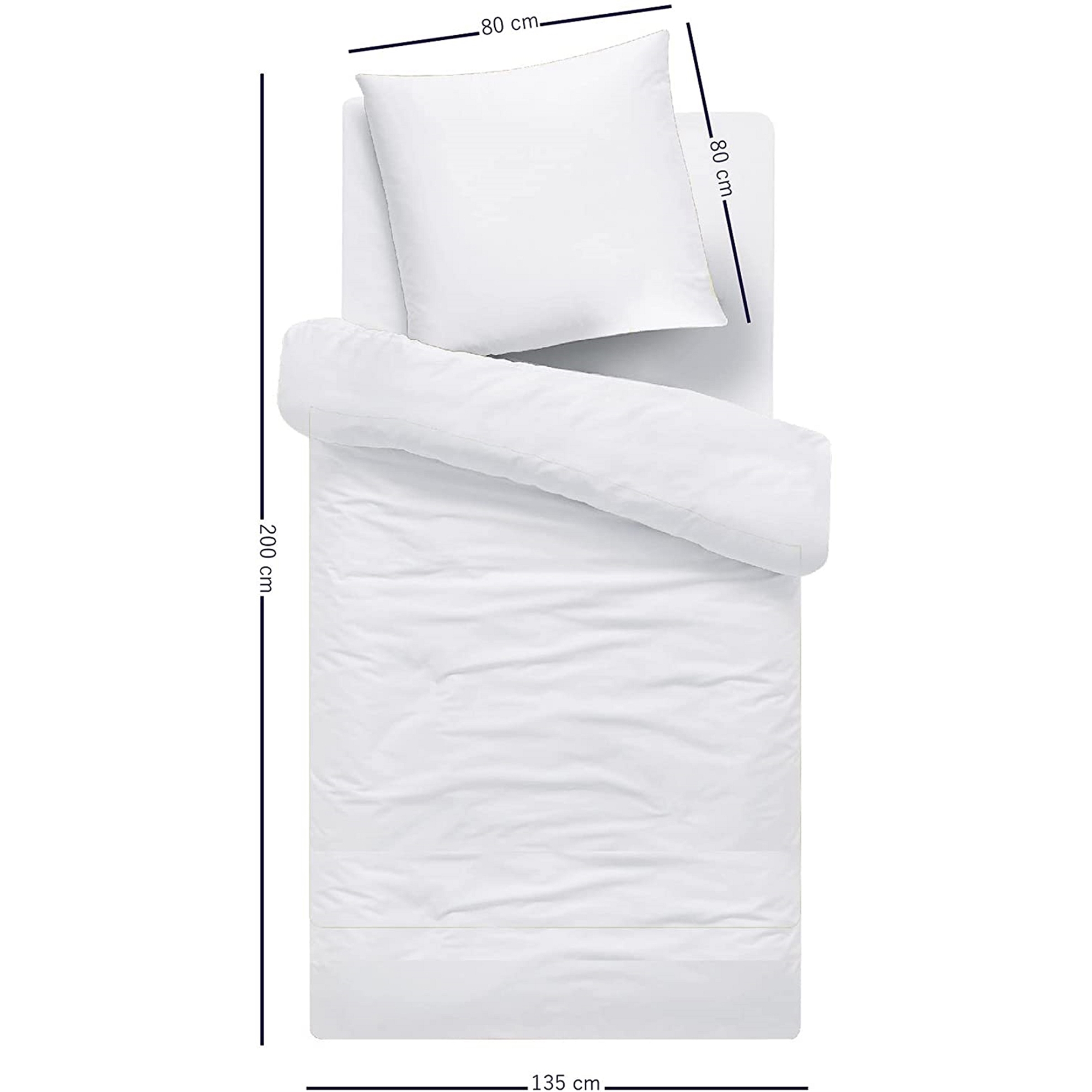 resm Brielle Tek Kişilik Pamuk Nevresim Seti Beyaz