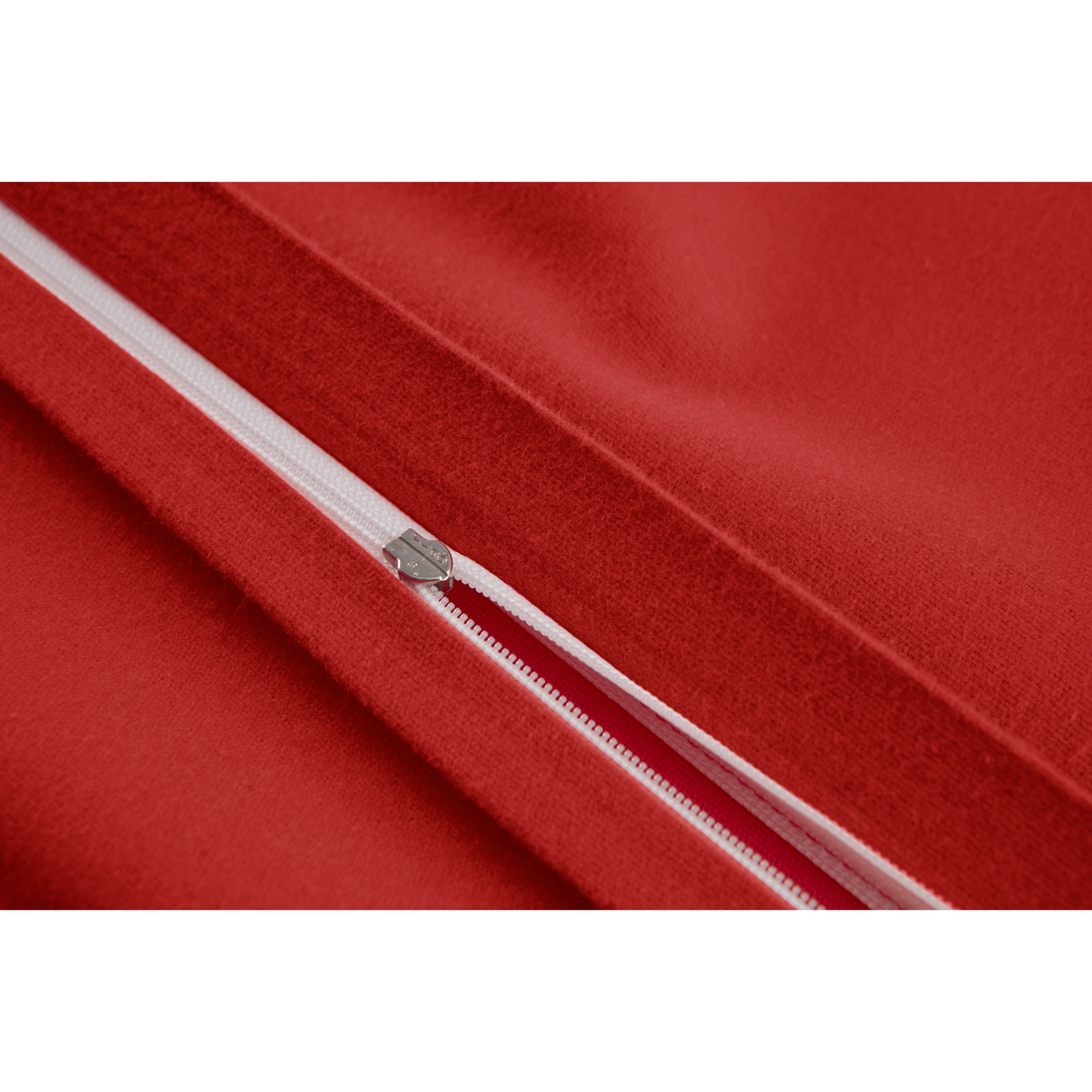 resm Brielle Tek Kişilik Pamuk Nevresim Seti Kırmızı