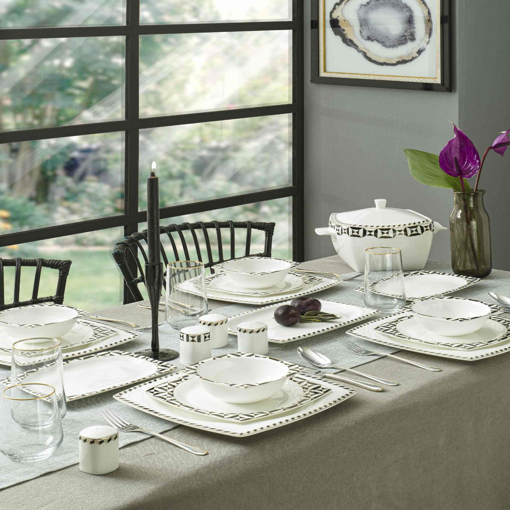 resm Pierre Cardin Globe 60 Parça Yemek Takımı