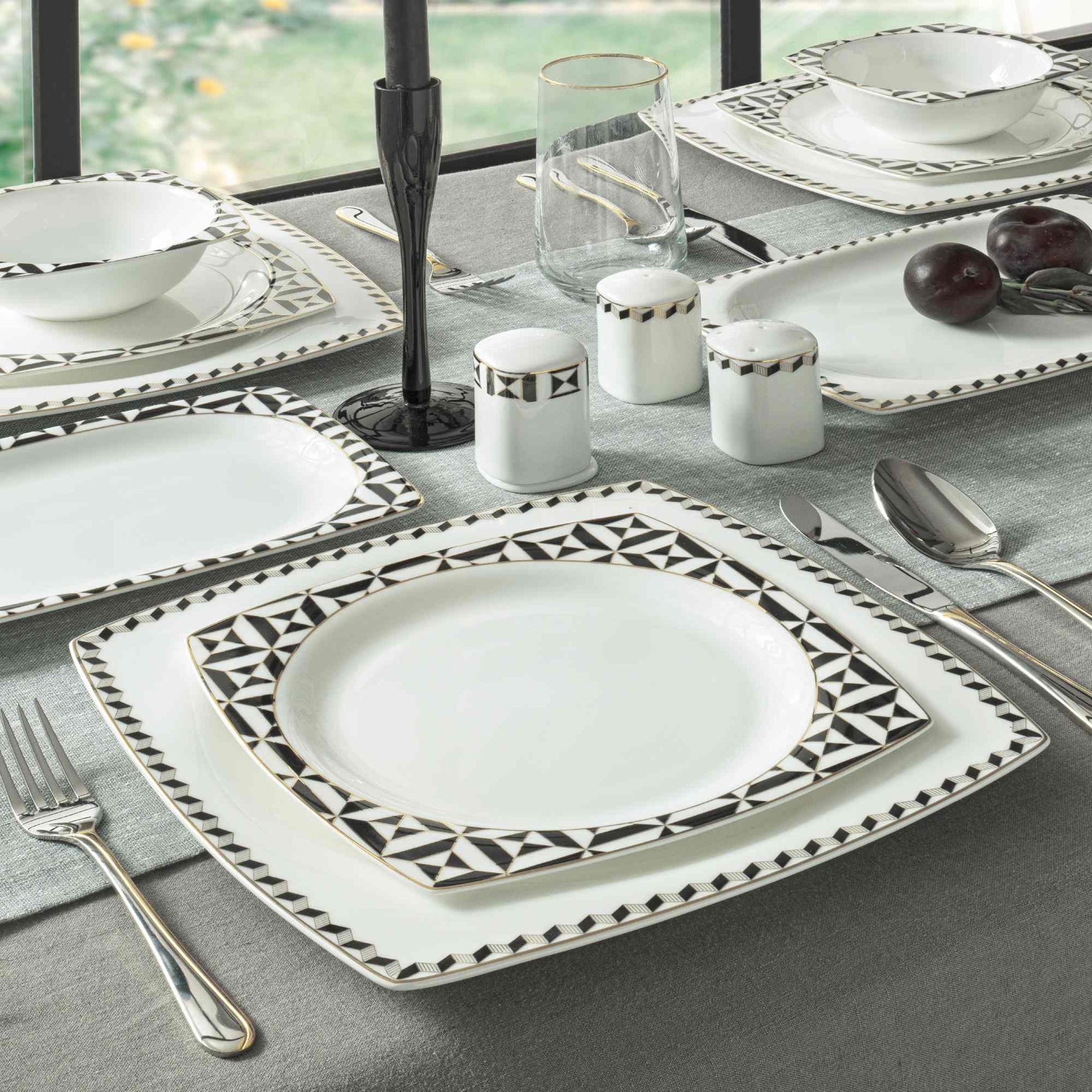 resm Pierre Cardin Globe 60 Parça Yemek Takımı