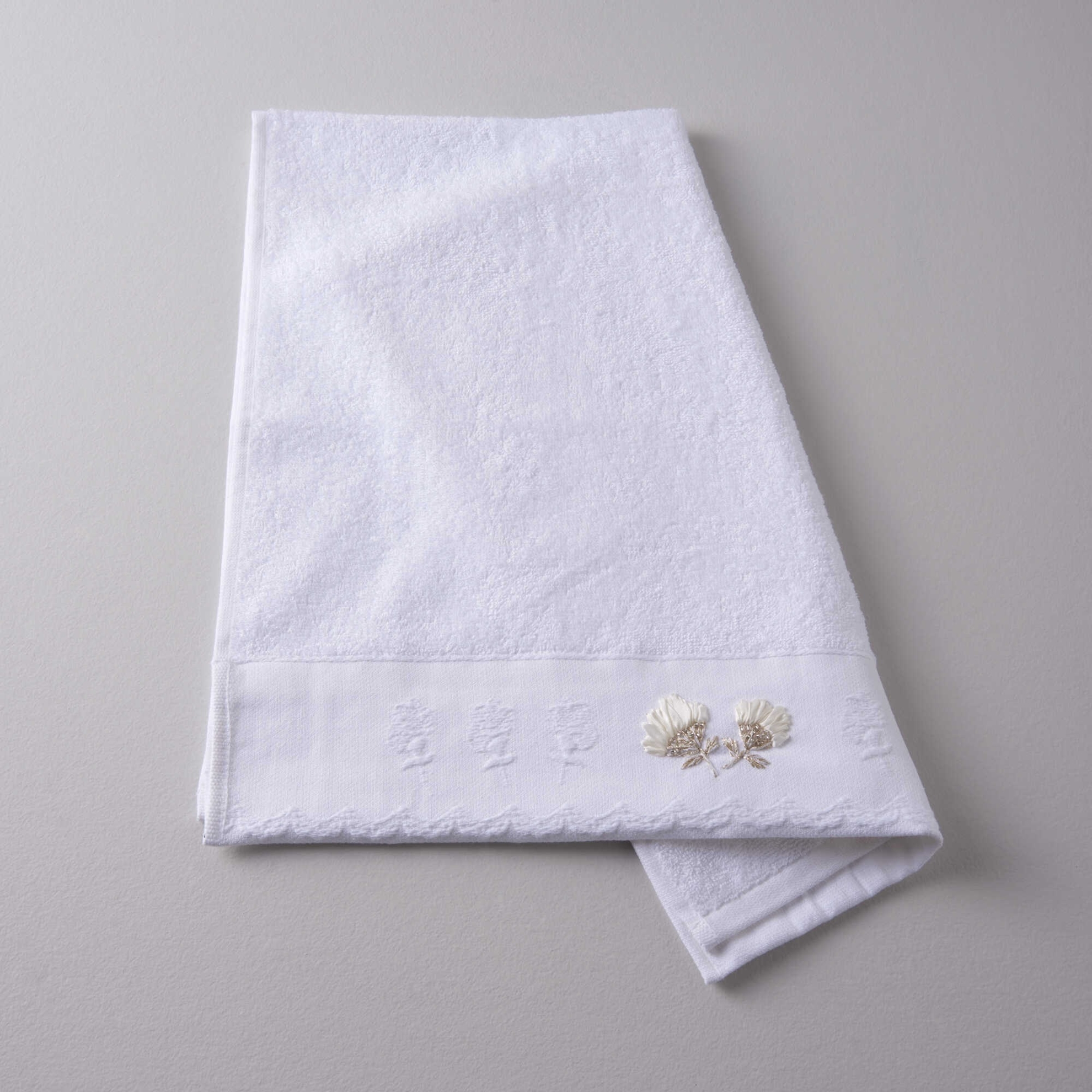 resm Linens Frea Bambu 50X85 cm Yüz Havlusu Beyaz