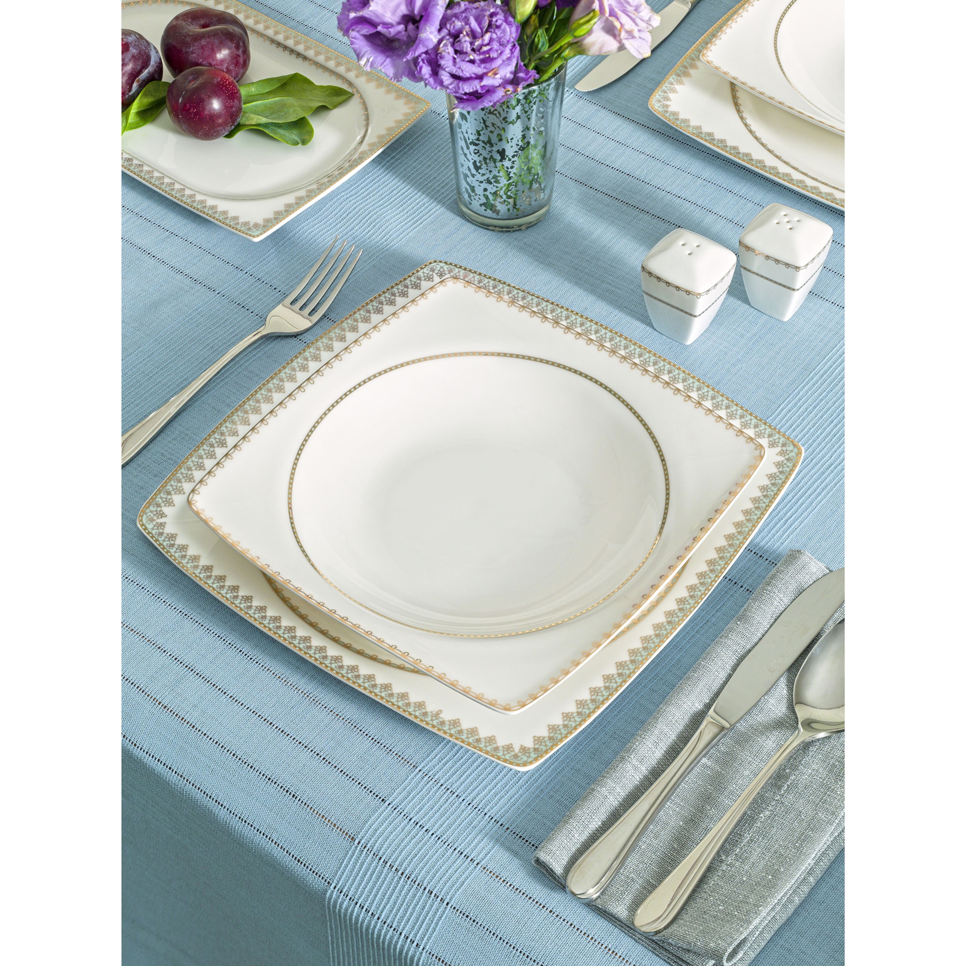 resm Pierre Cardin Irene 60 Parça Yemek Takımı