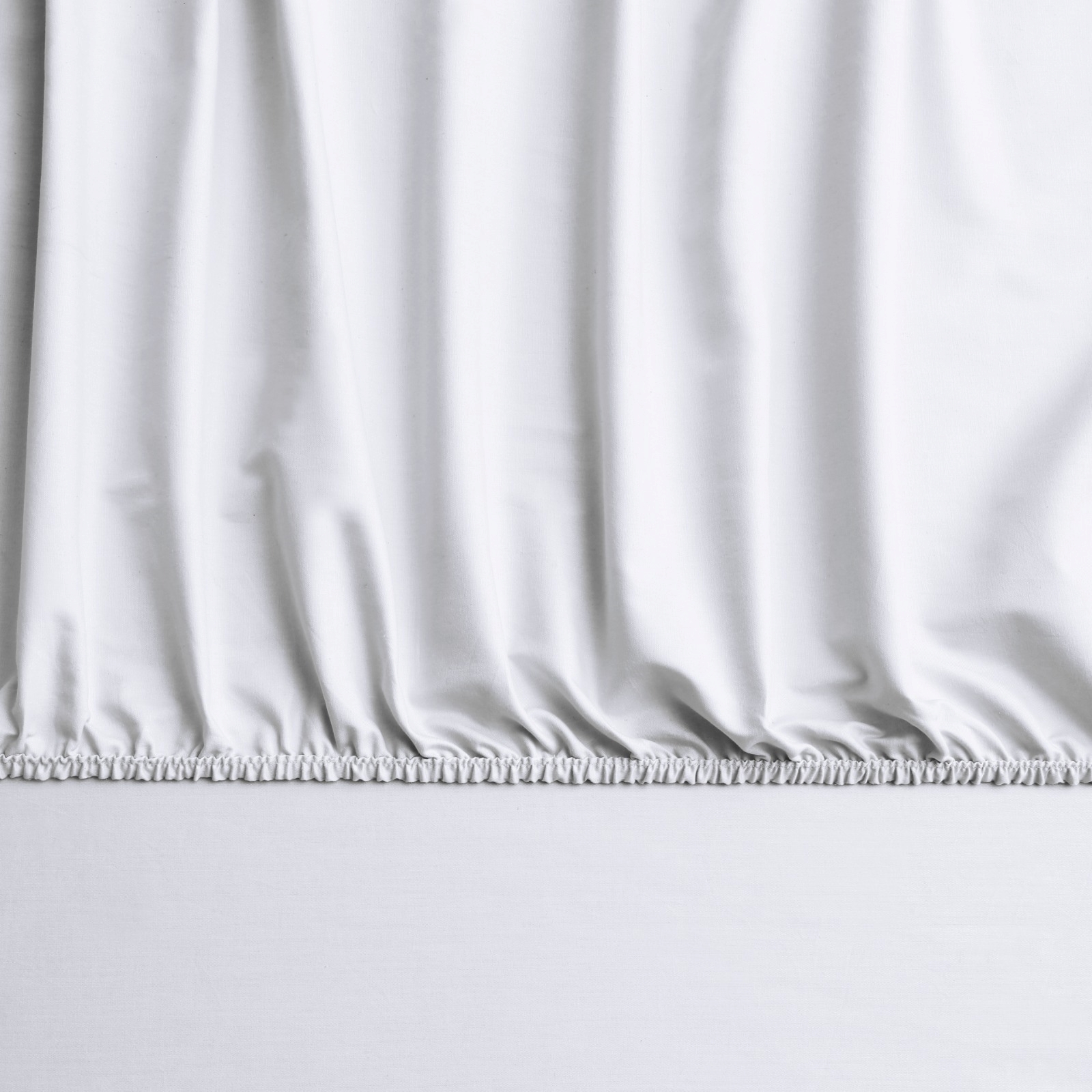 resm Linens Mix&Match Pamuk Saten Süperking Size Lastikli Çarşaf Ekru