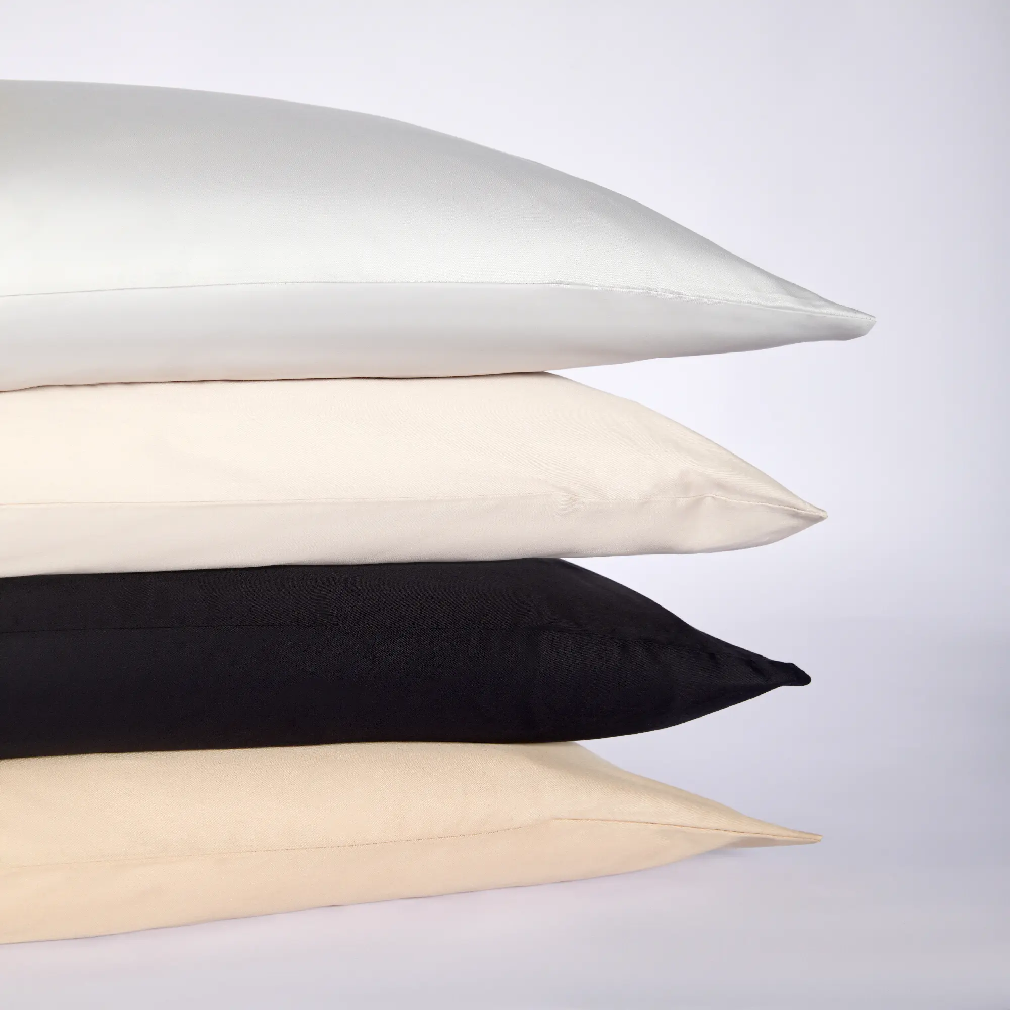 resm Linens Mix&Match Pamuk Saten 2'li Standart Yastık Kılıfı Seti Camel