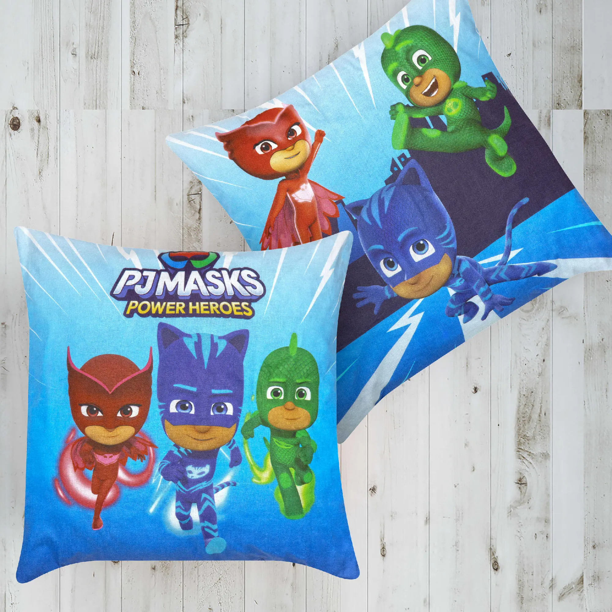 resm Lisanslı Pj Masks Heroes Pamuk 40x40 Kırlent