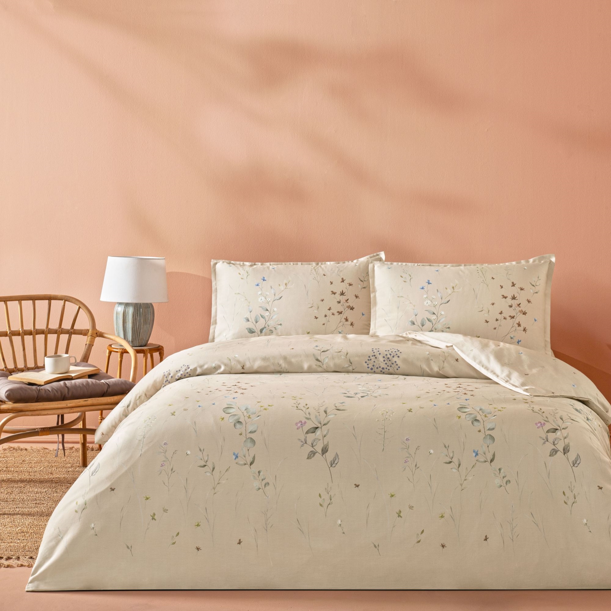 resm Linens Sc Allday Owen Nevresim Takımı Tek Kişilik Bej