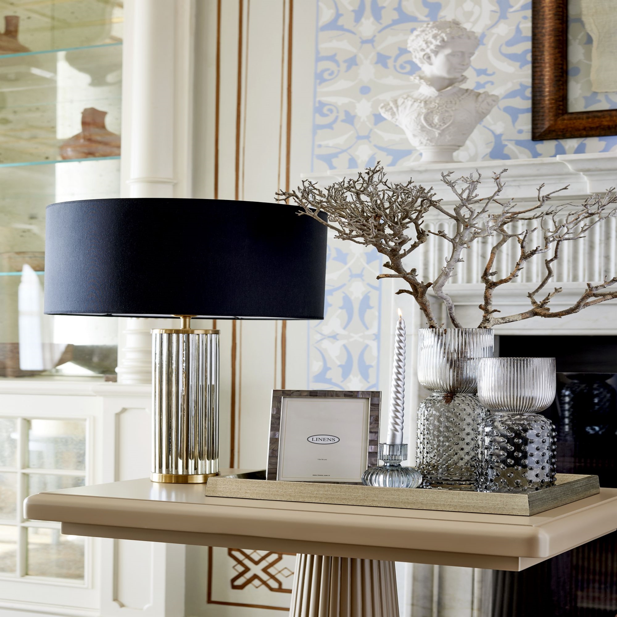 resm Linens Melt 2'li Stick Mum Gümüş