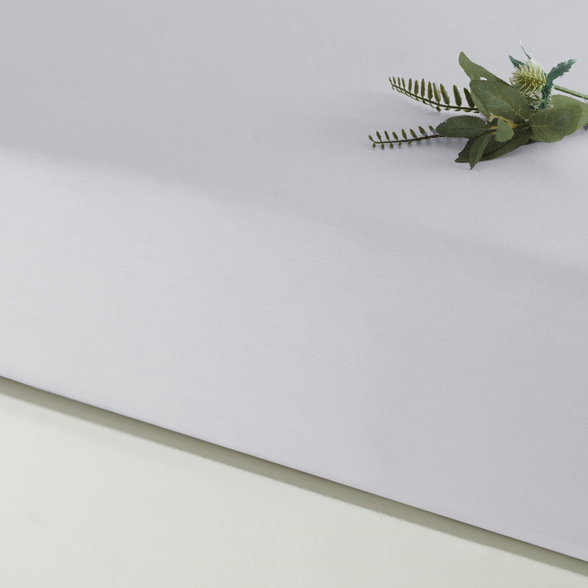 resm Linens Mix&Match Pamuk Saten Queen Size Lastikli Çarşaf Gri