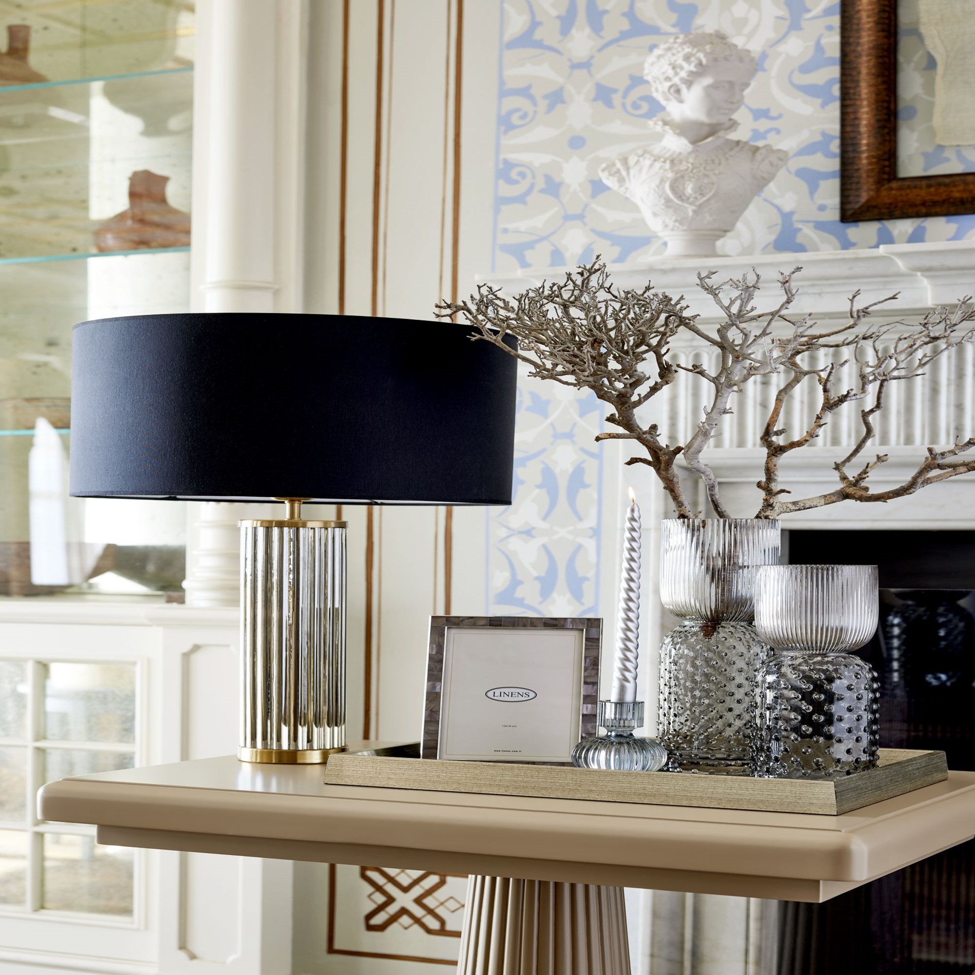 resm Linens Melt 2'li Stick Mum Gümüş