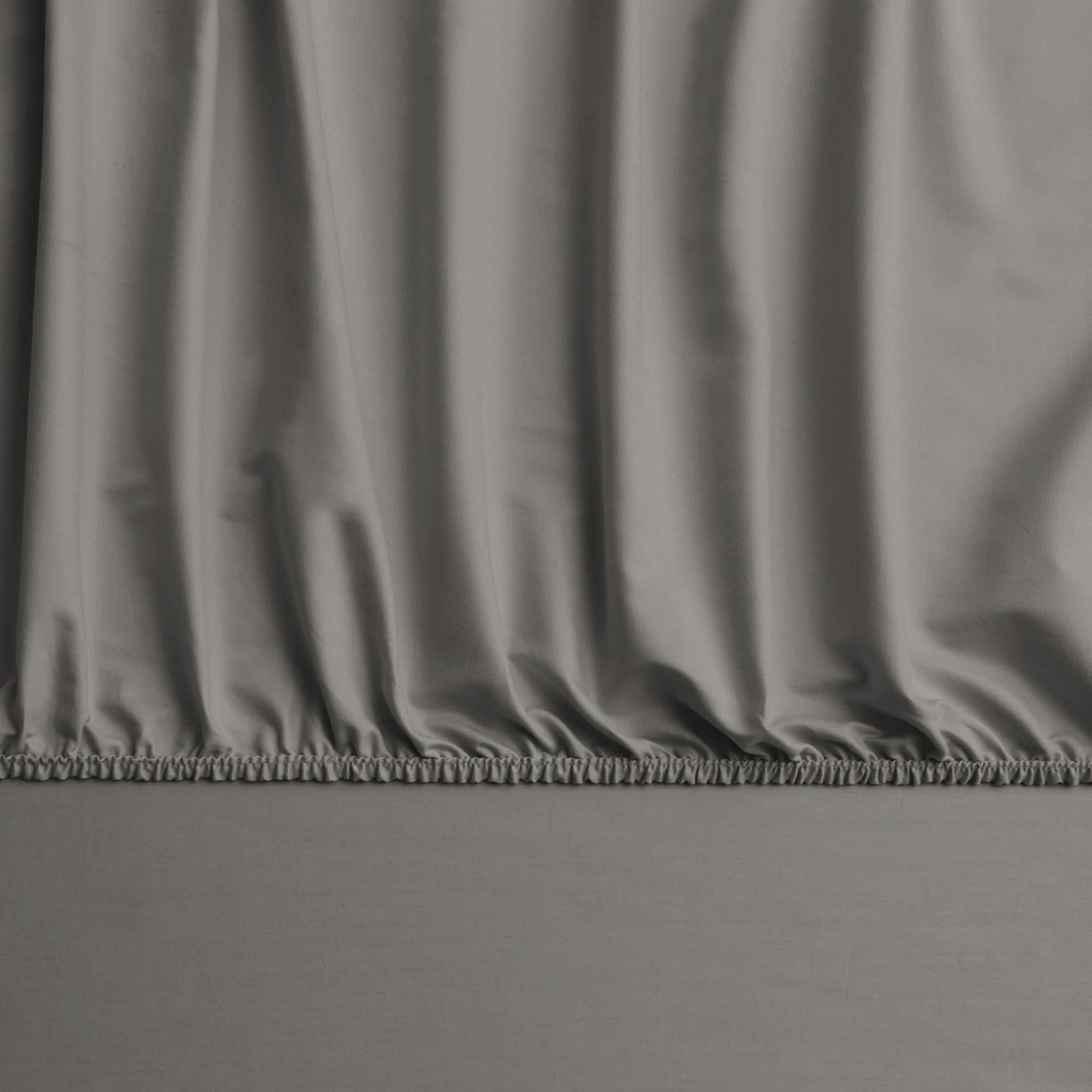 resm Linens Mix&Match Pamuk Saten Süperking Size Lastikli Çarşaf Vizon