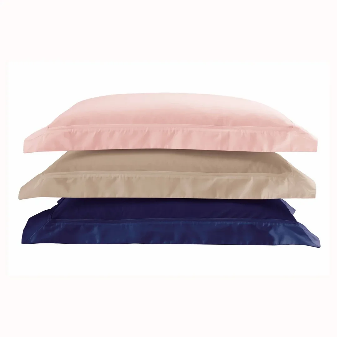 resm Valeron Luna Pamuk Saten Standart Yastık Kılıfı Vizon