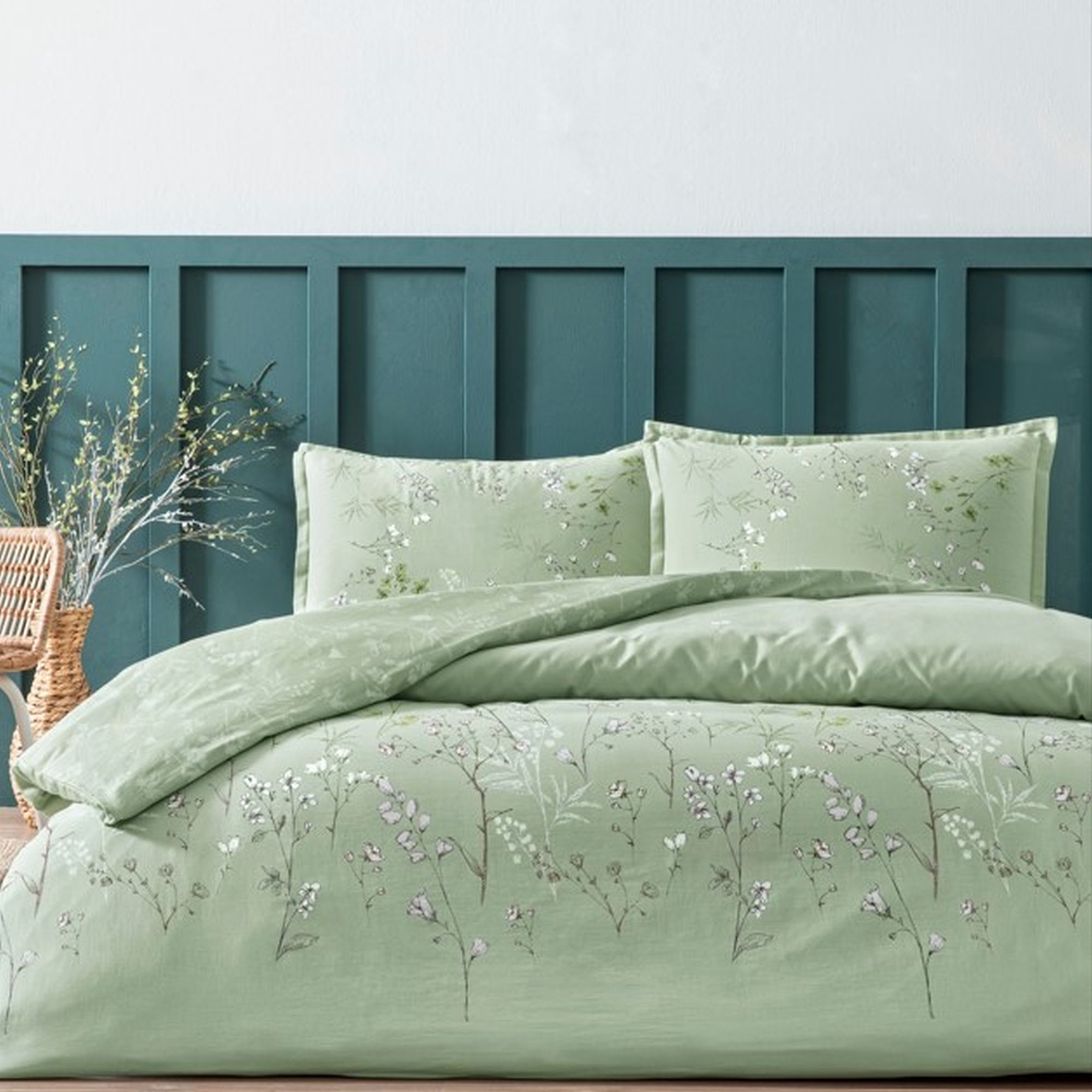 resm Linens Sc Allday Henley Nevresim Takımı Çift Kişilik Yeşil