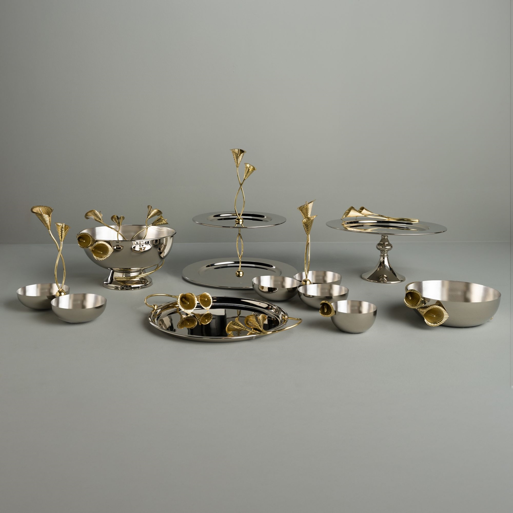 resm Linens Lily 2 Katlı Dekoratif Sunum 33x33x26 cm