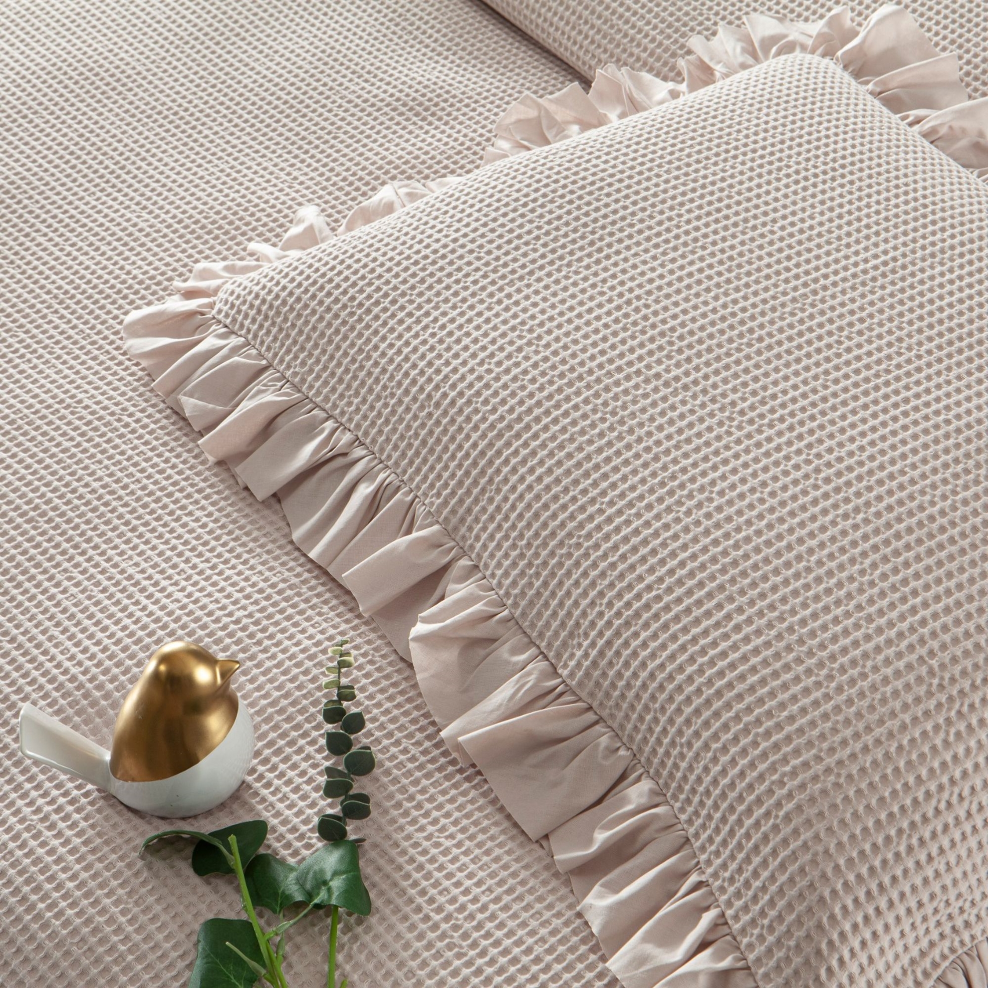 resm Linens Bsp Tek Kişilik Yatak Örtüsü Seti Taş