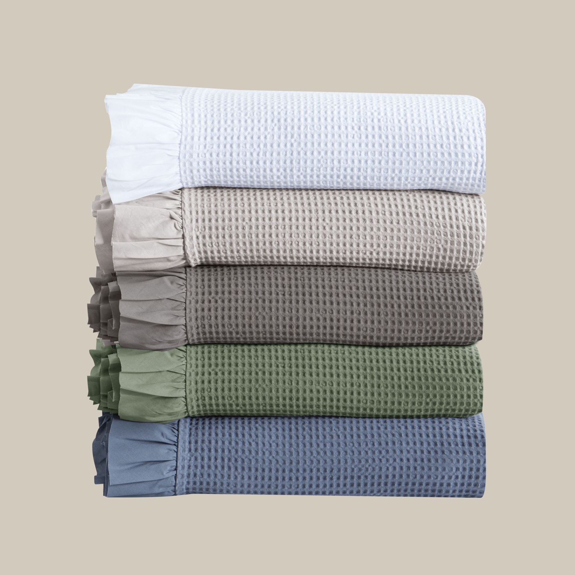 resm Linens Bsp Tek Kişilik Yatak Örtüsü Seti Yeşil