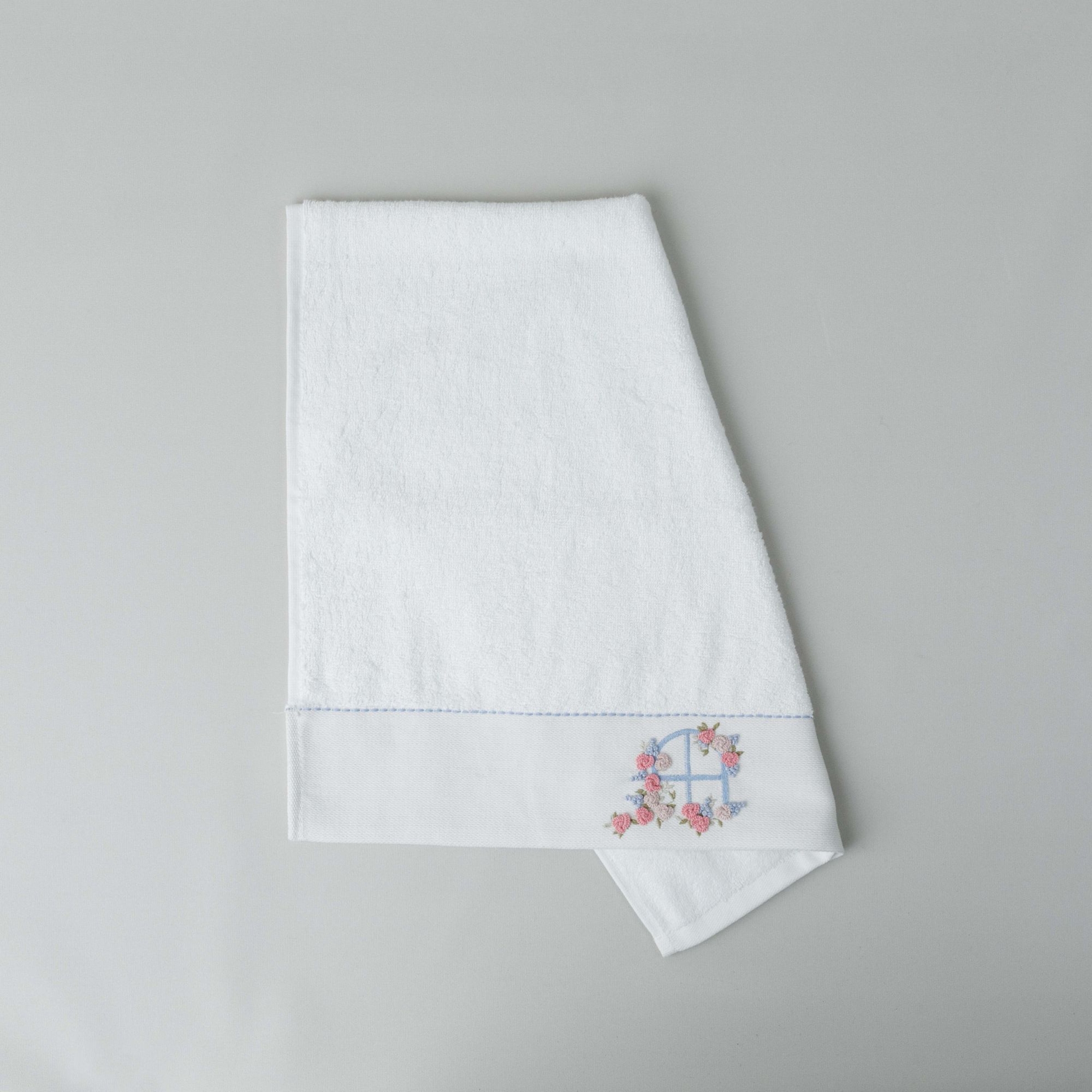 resm Linens Ficus Bambu Yüz Havlusu 50x85 Cm Beyaz