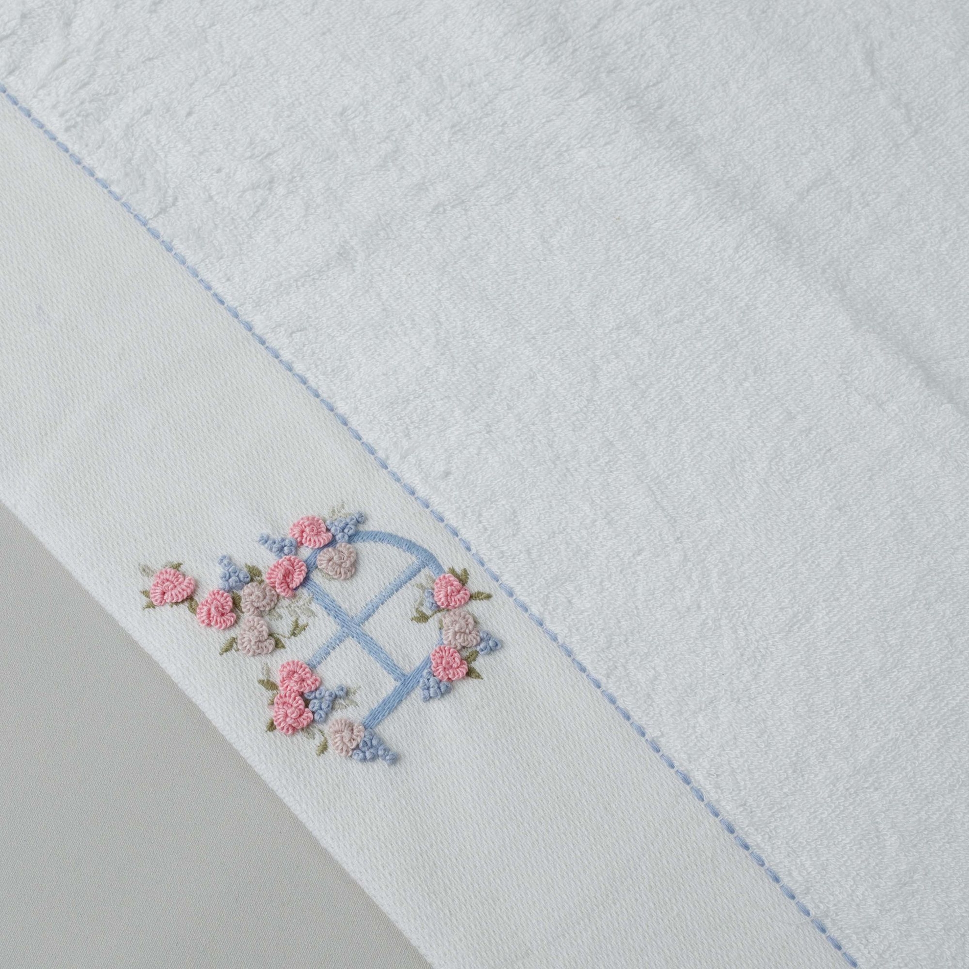 resm Linens Ficus Bambu Yüz Havlusu 50x85 Cm Beyaz