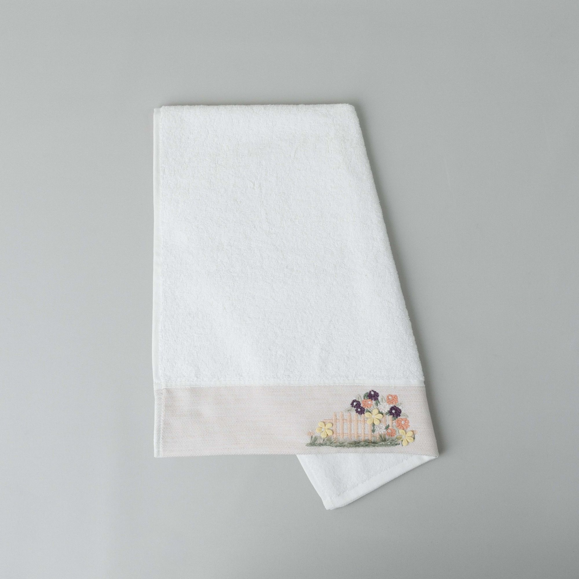 resm Linens Eloi Pamuk Yüz Havlusu 50x85 Cm Beyaz