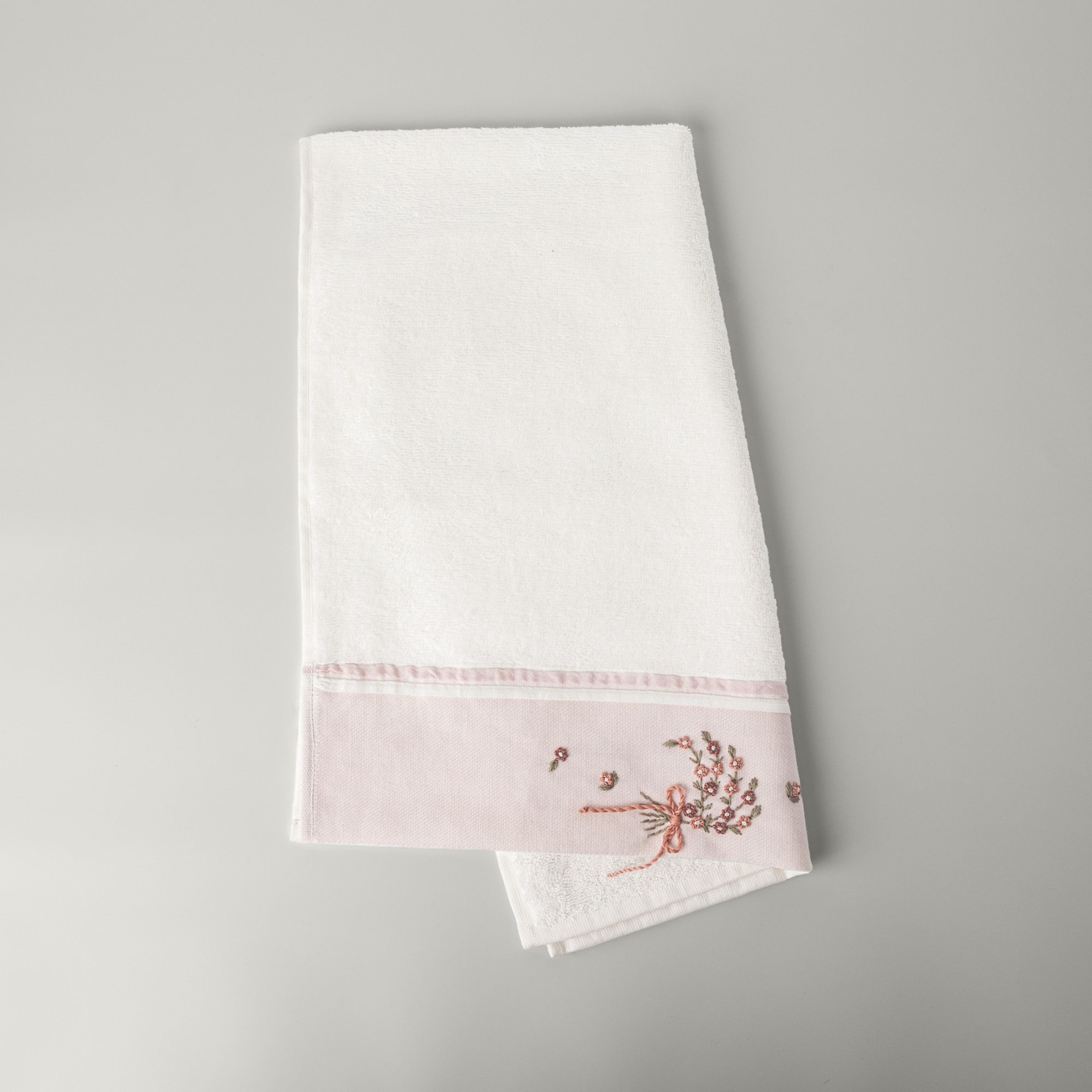 resm Linens Bella Bambu Yüz Havlusu 50X85 Cm Ekru