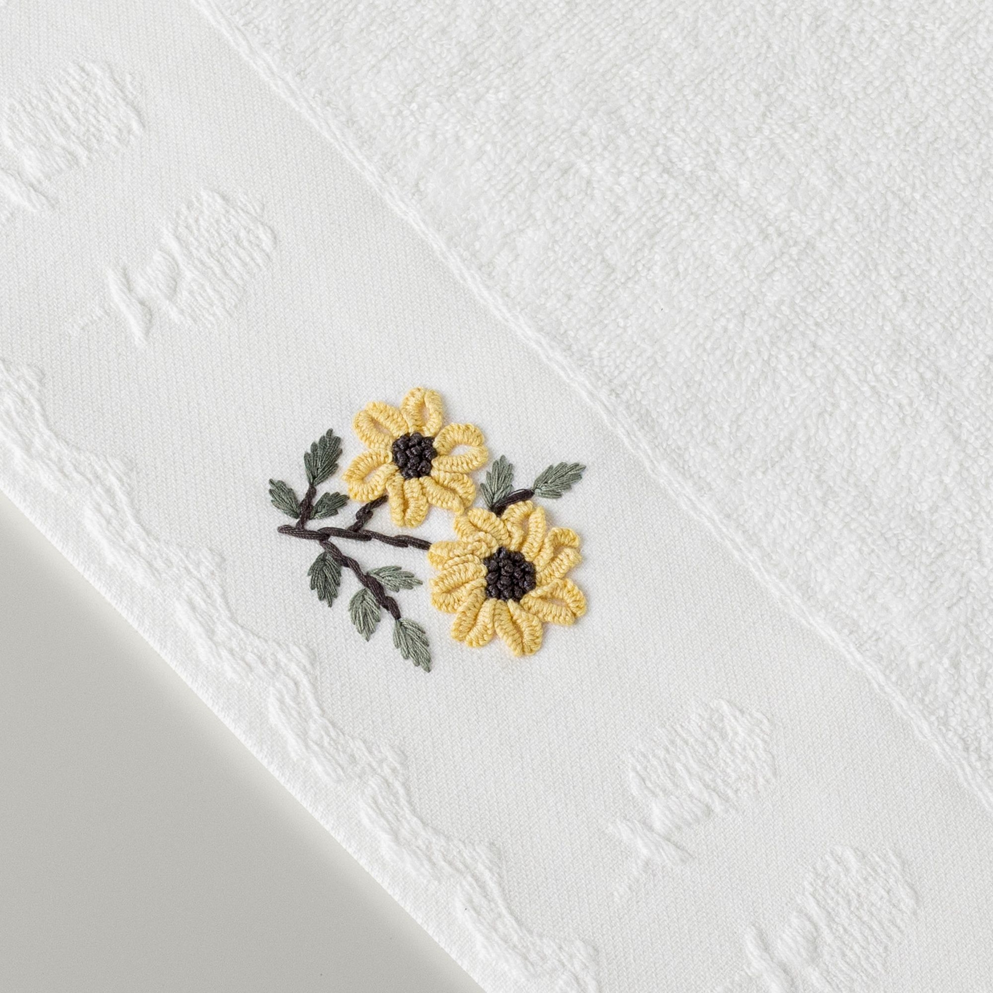 resm Linens Jovıe Pamuk Yüz Havlusu 50X85 Cm Beyaz