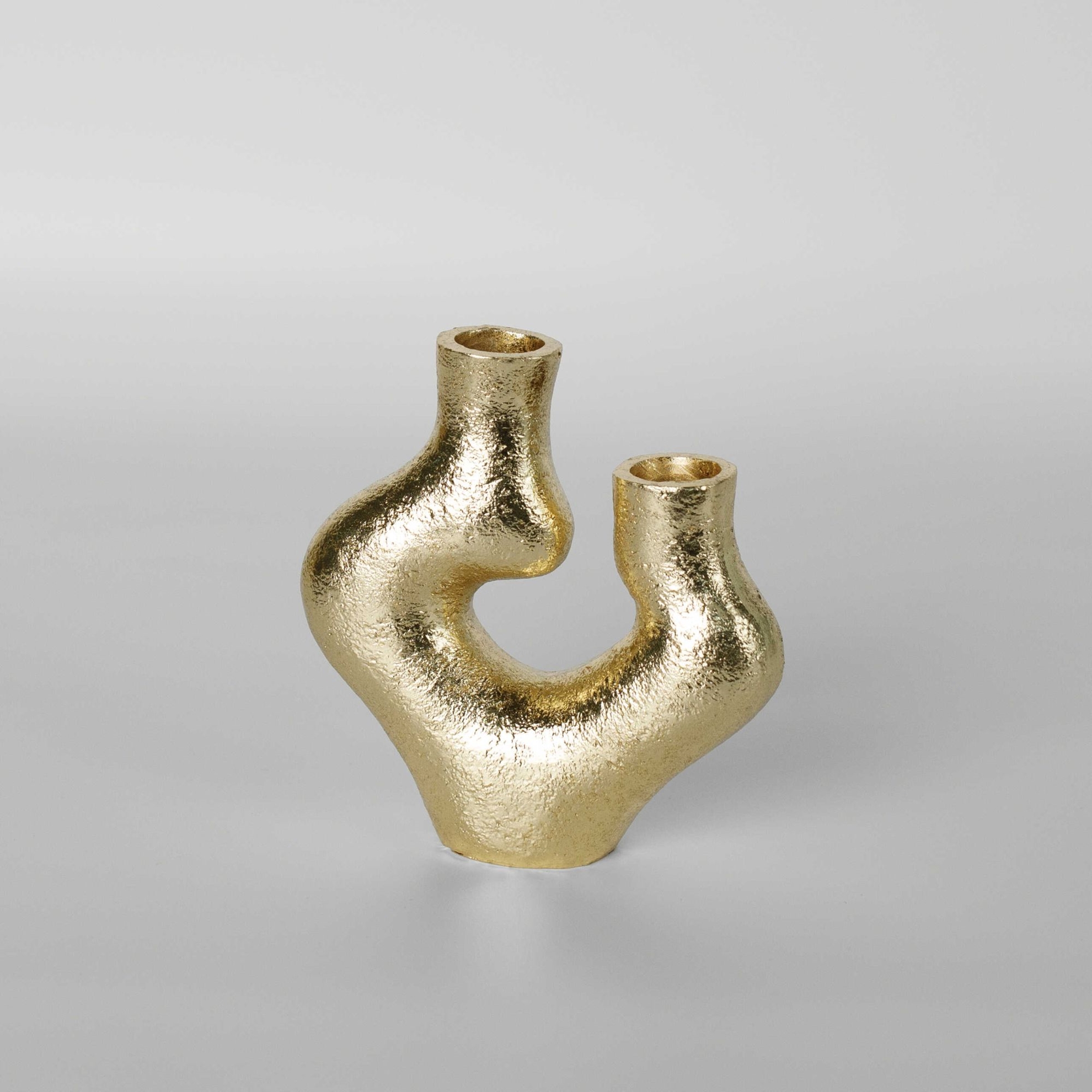 resm Linens Vein 13,5x4,5x14,5 cm Dekor Vazo Gold